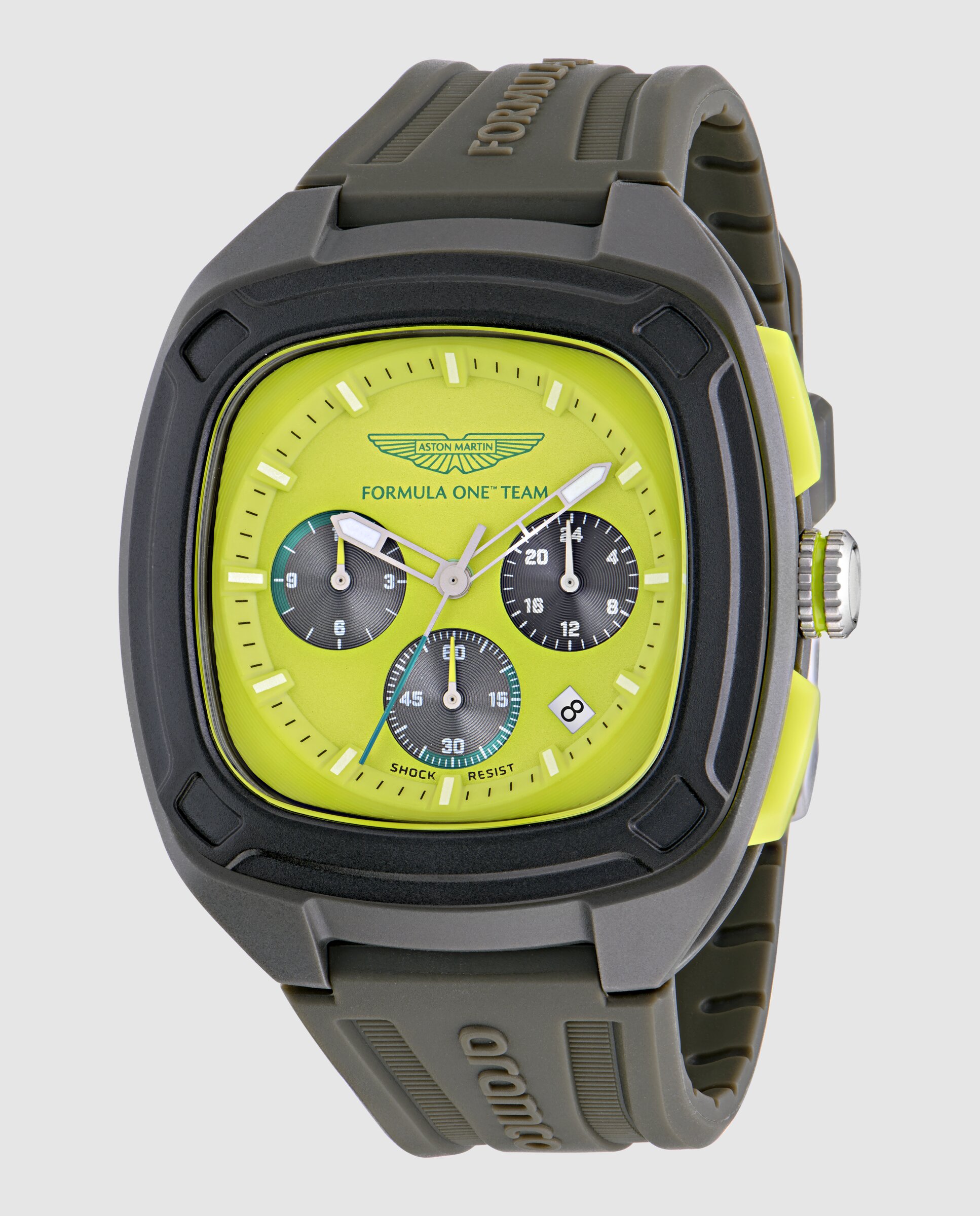 Relógio Ovrw Formula 1 Mtfo1f504 de Silicone e Bracelete Cinzenta Cinzento-4
