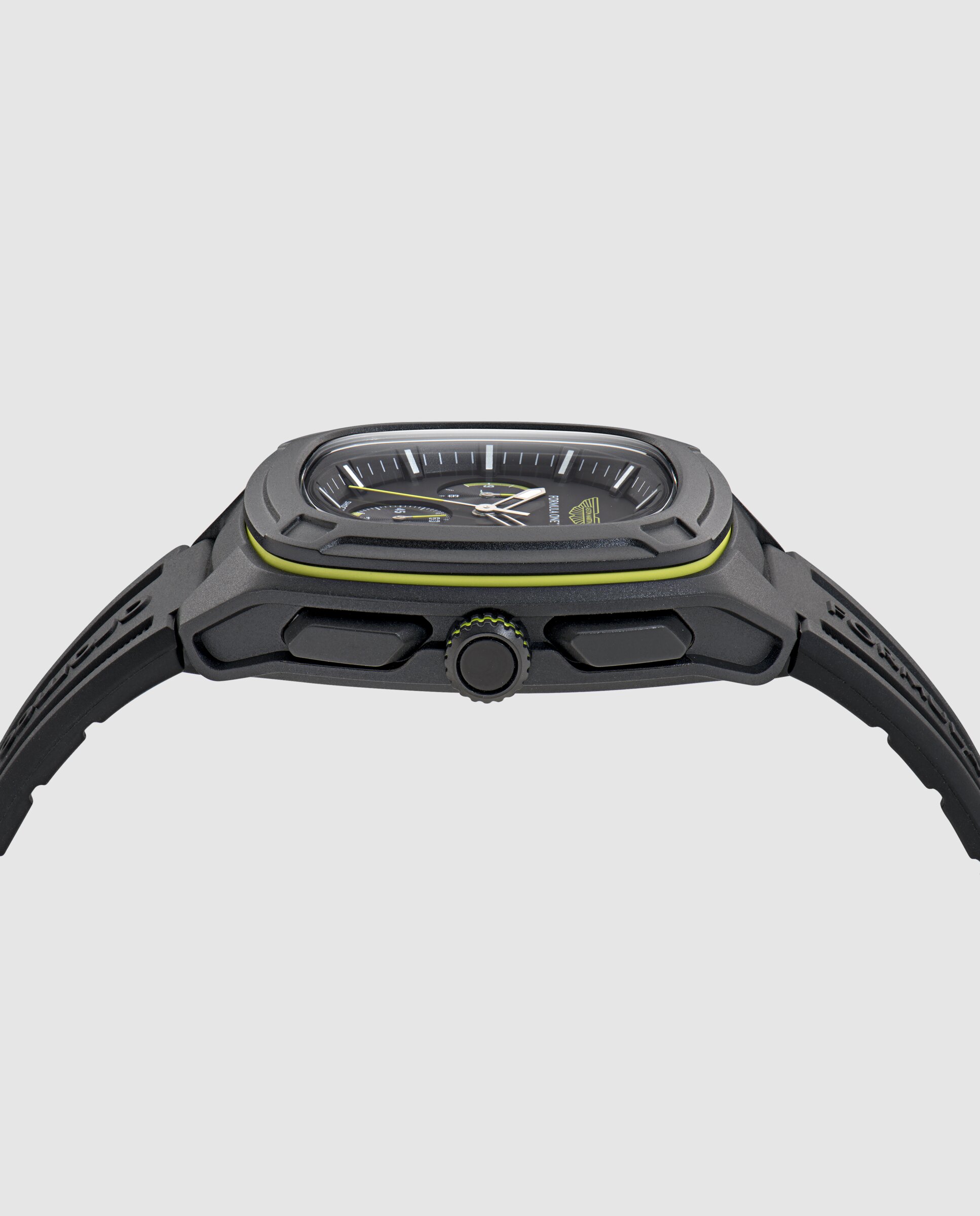 Relógio Ovrw Formula 1 Mtfo1f505 de Silicone e Bracelete Preta Preto-2