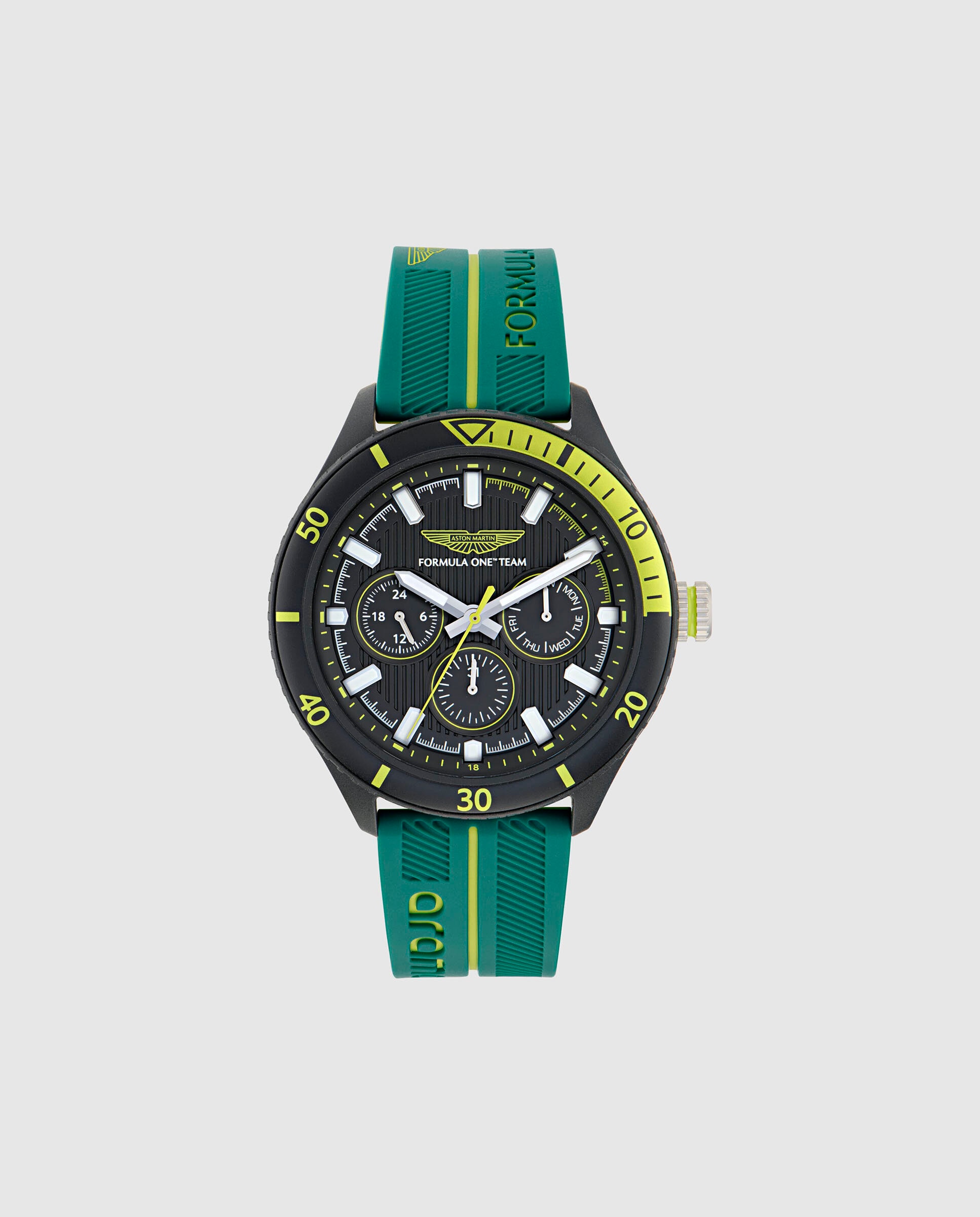 Imagem 0 de Relógio Pitw Formula 1 Mtfp1f501 de Silicone e Bracelete Verde