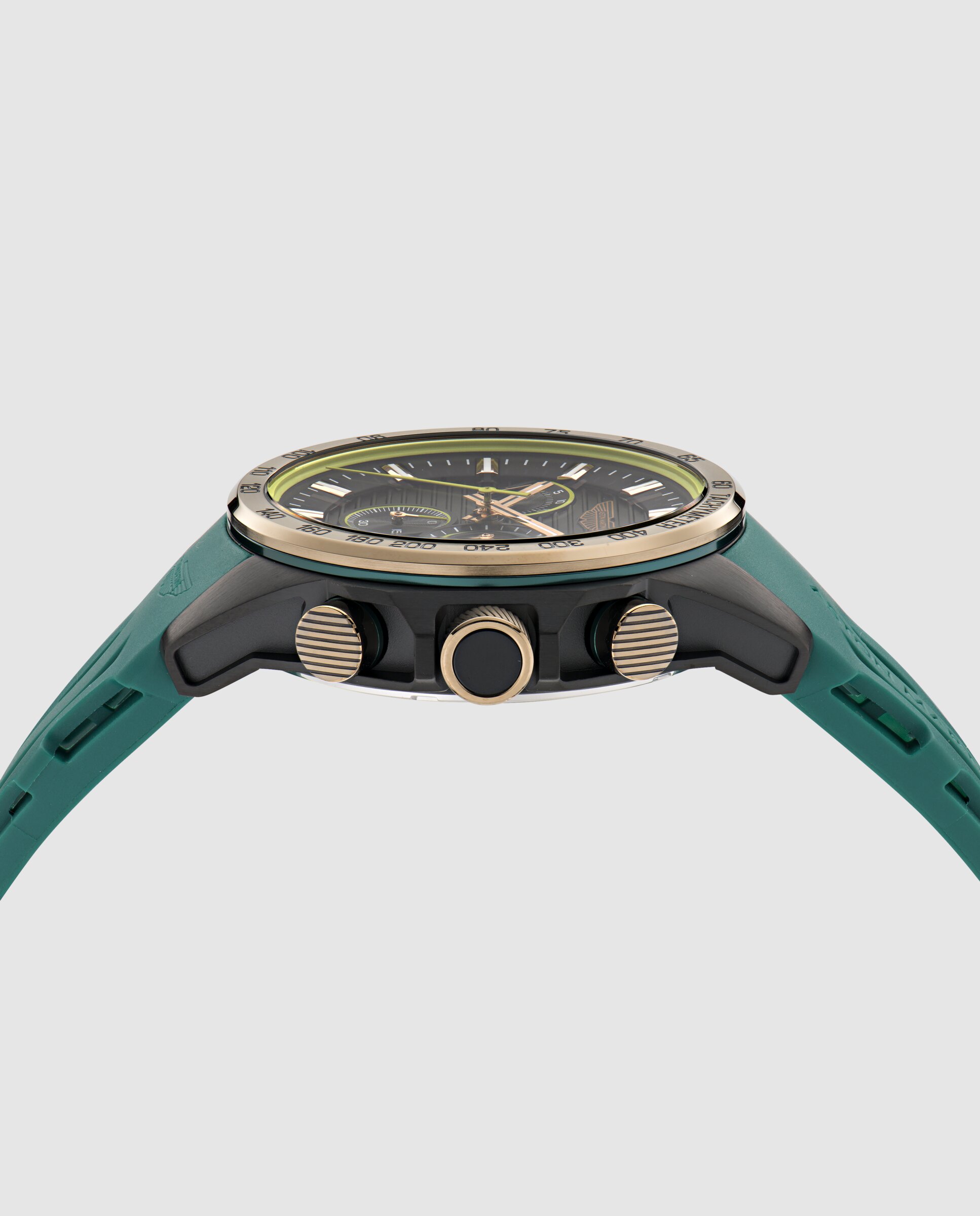 Relógio de Homem Hlc Icon Mtrh1f501 de Silicone e Correia Verde Verde-2
