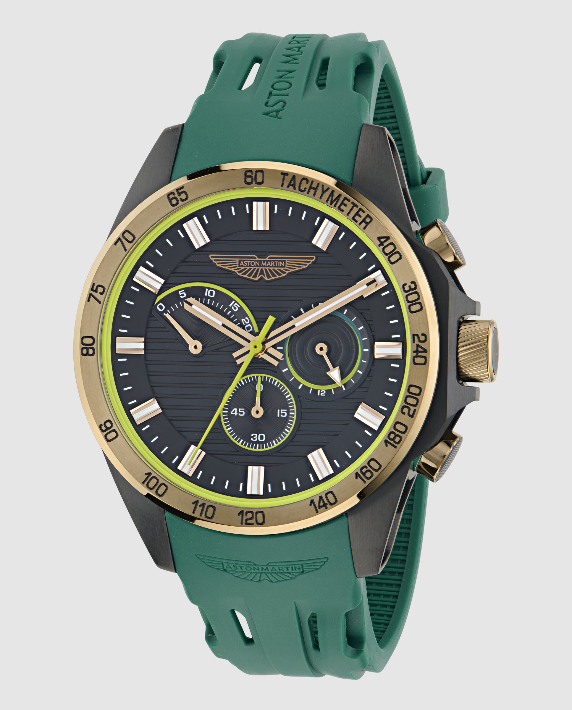 Relógio de Homem Hlc Icon Mtrh1f501 de Silicone e Correia Verde Verde-4