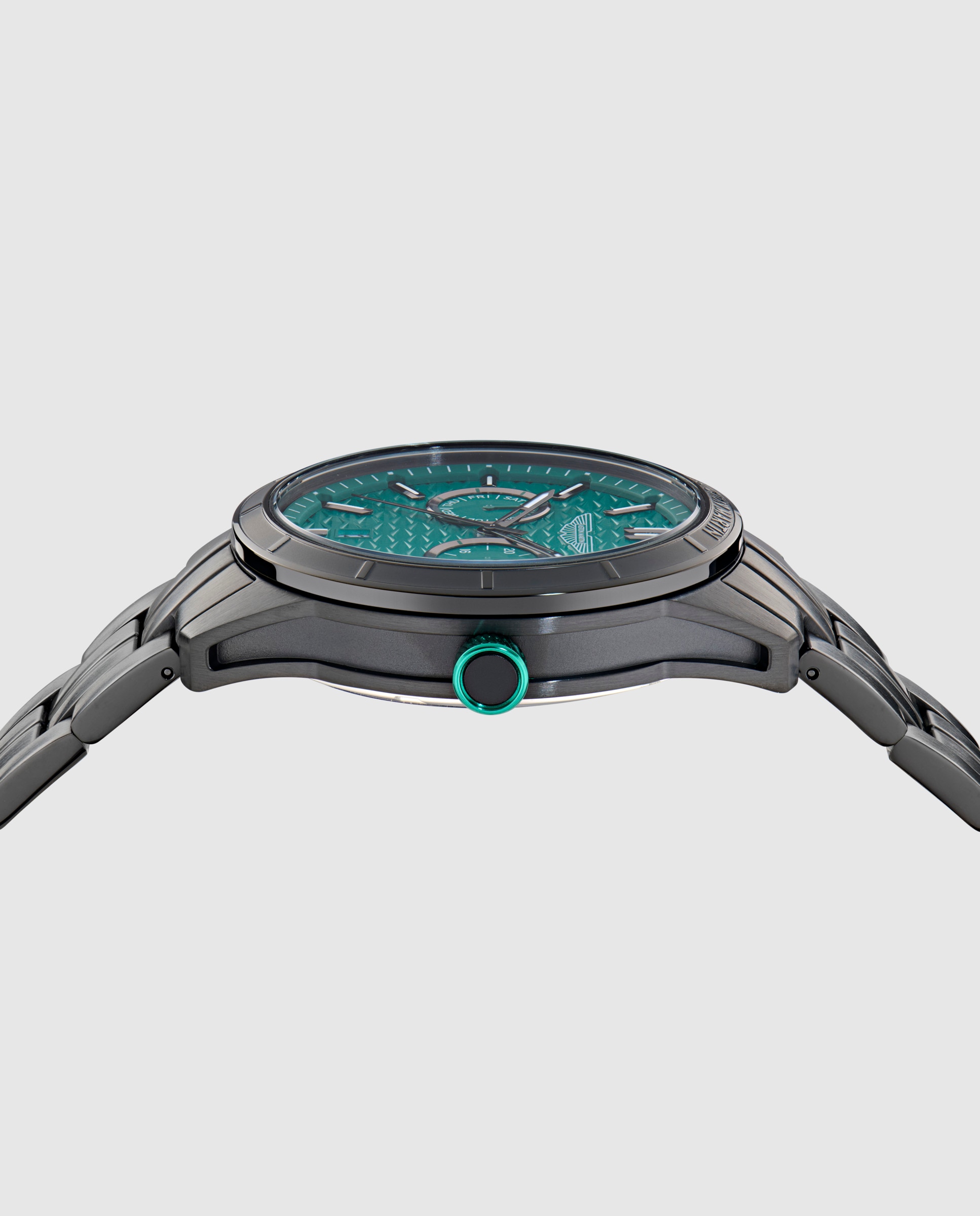 Relógio de Homem Hdl Icon Mtih2s601 de Aço e Bracelete Preta Preto-2