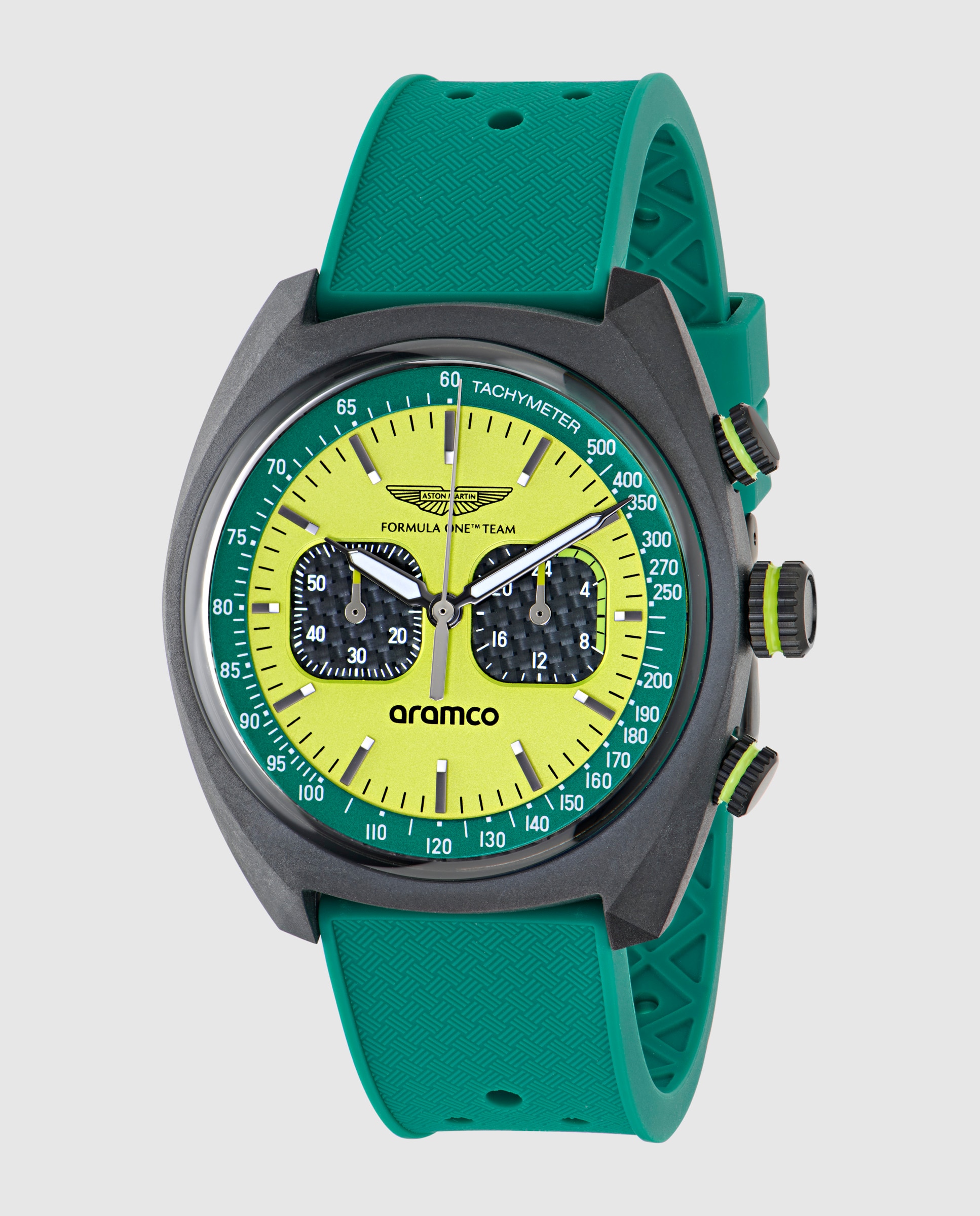 Relógio Dwf Formula One Team Mtfd2f603 de Silicone Verde-4