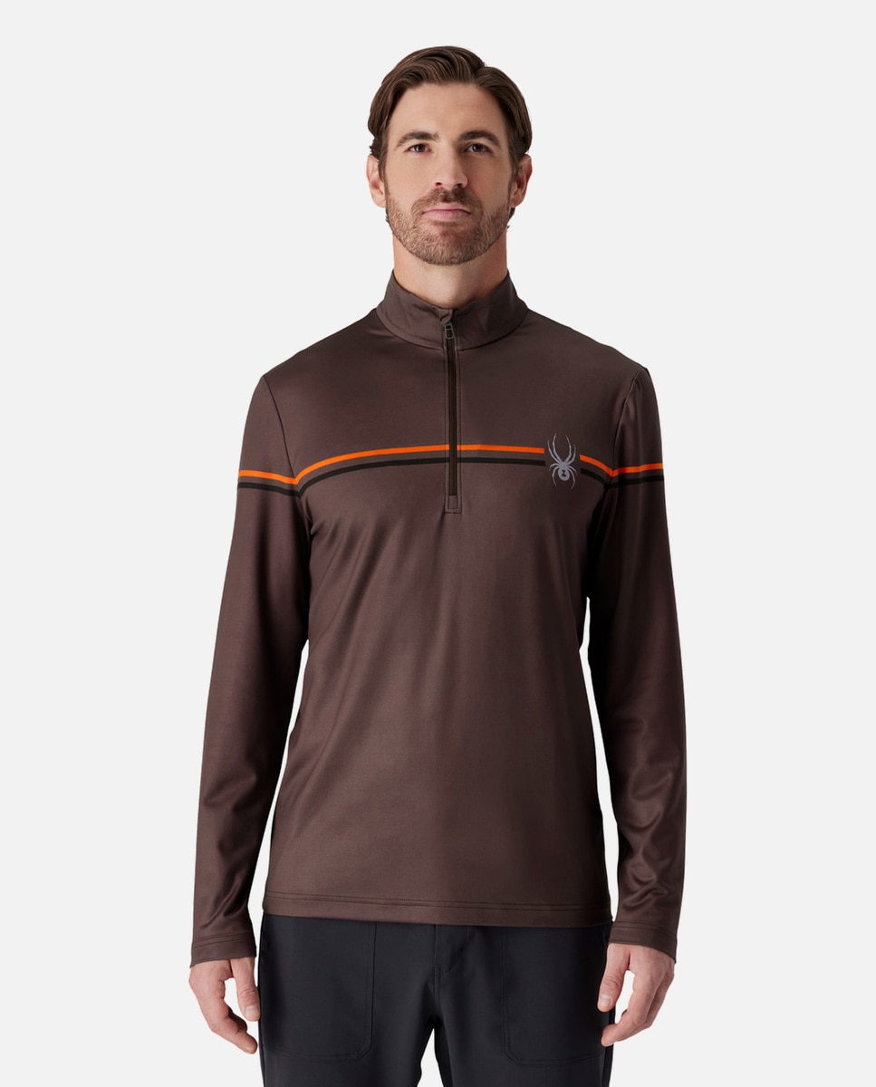 T-shirt Térmica Legacy 1/2 Zip Spyder Vermelho-3