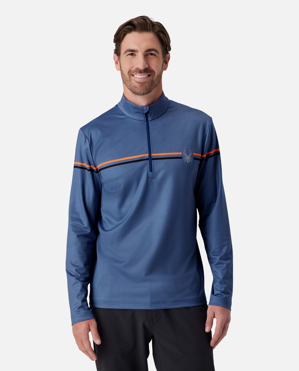 T-shirt Térmica Legacy 1/2 Zip Spyder Vermelho-4