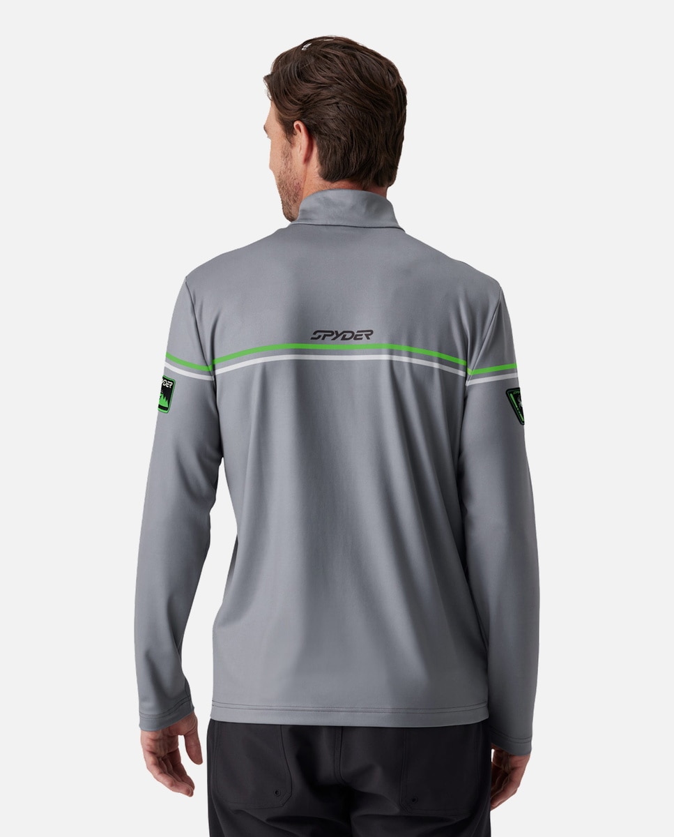 T-shirt Térmica Legacy 1/2 Zip Spyder Vermelho-8