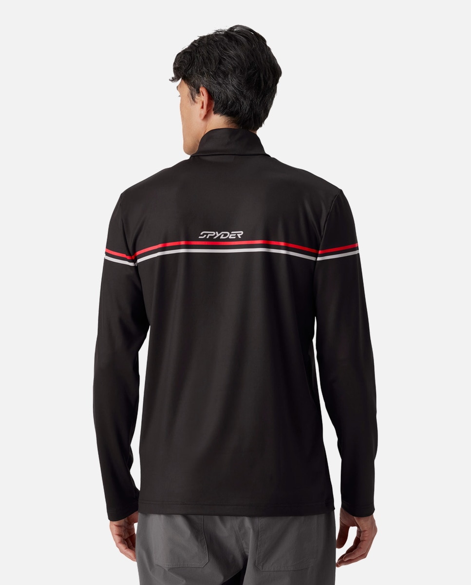 T-shirt Térmica Legacy 1/2 Zip Spyder Vermelho-9