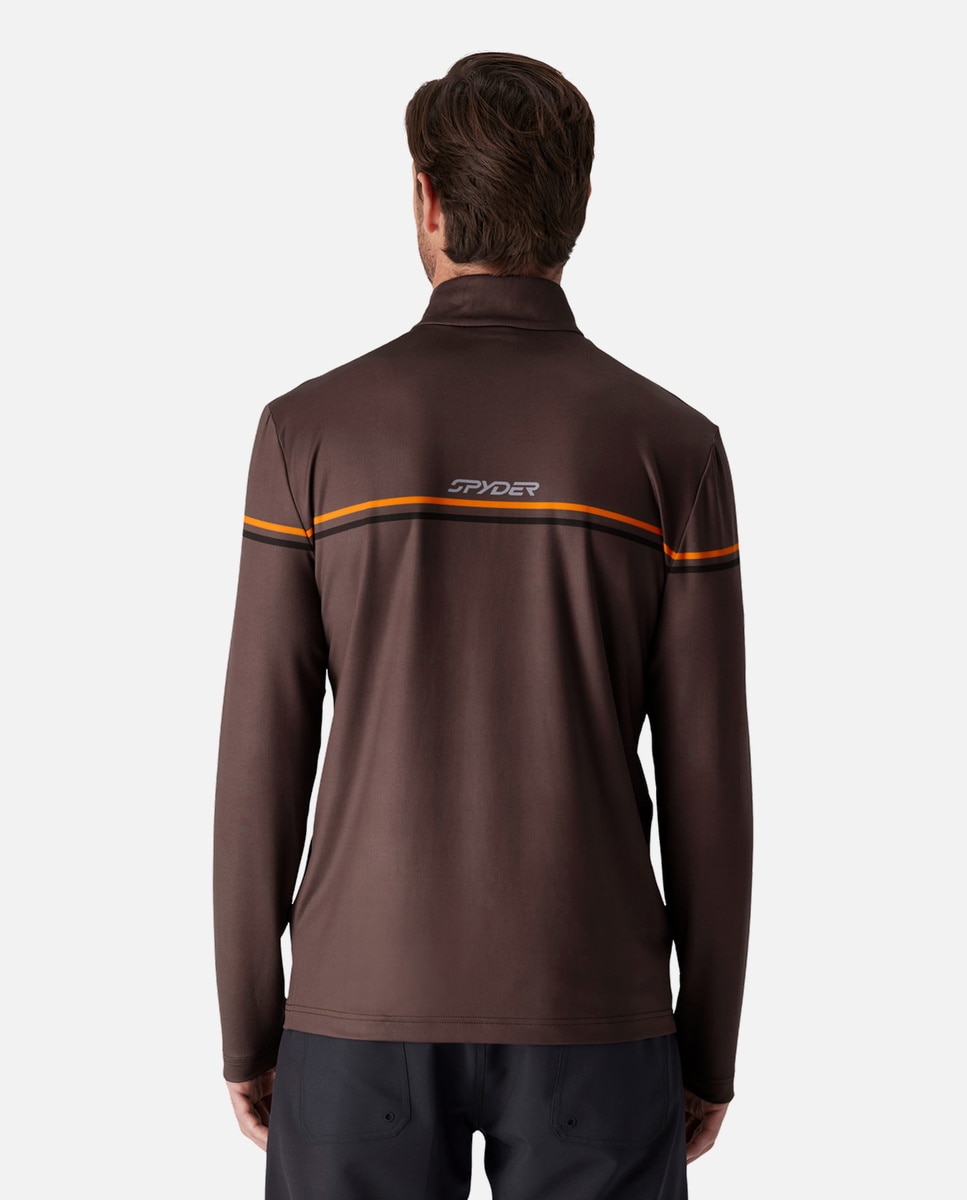 T-shirt Térmica Legacy 1/2 Zip Spyder Vermelho-10