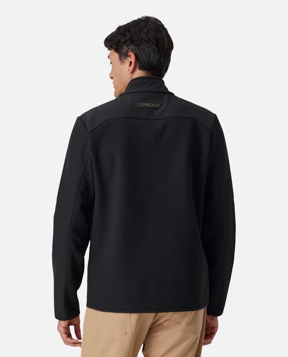 Casaco Web Shellfleece Spyder Preto-2