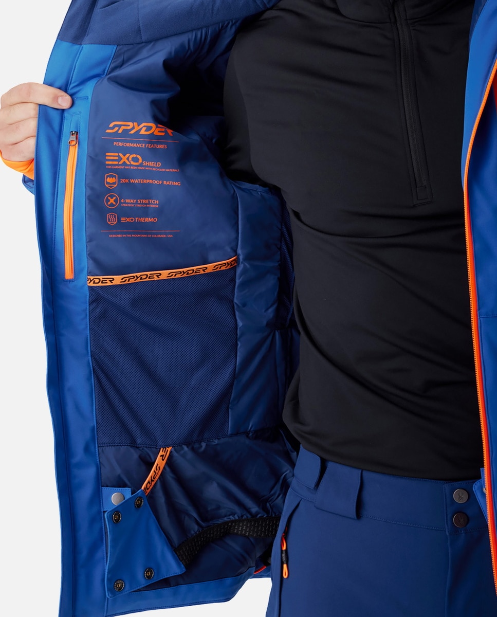 Casaco de Ski Chambers Spyder Azul-5