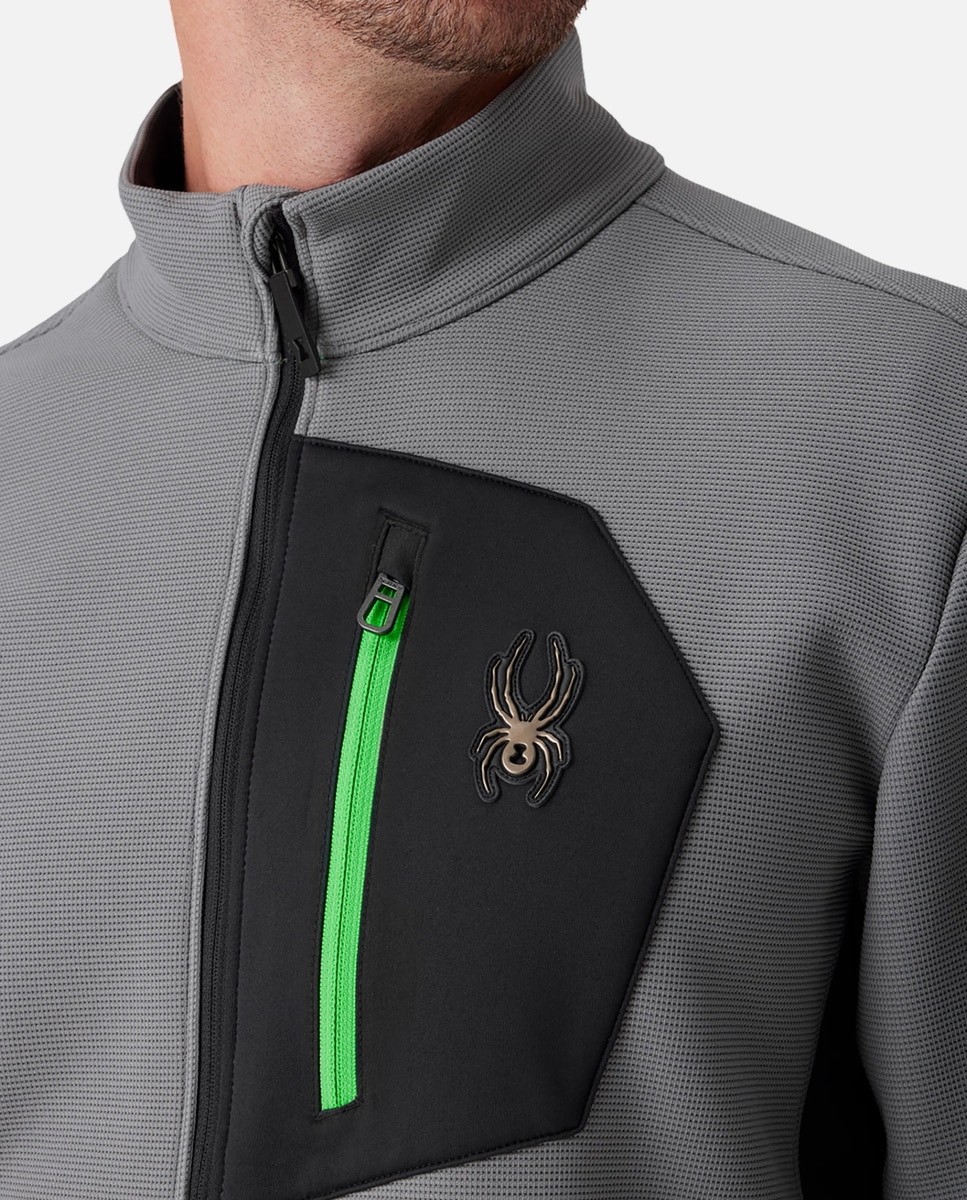 Forro Polar Bandit Spyder Cinzento-3