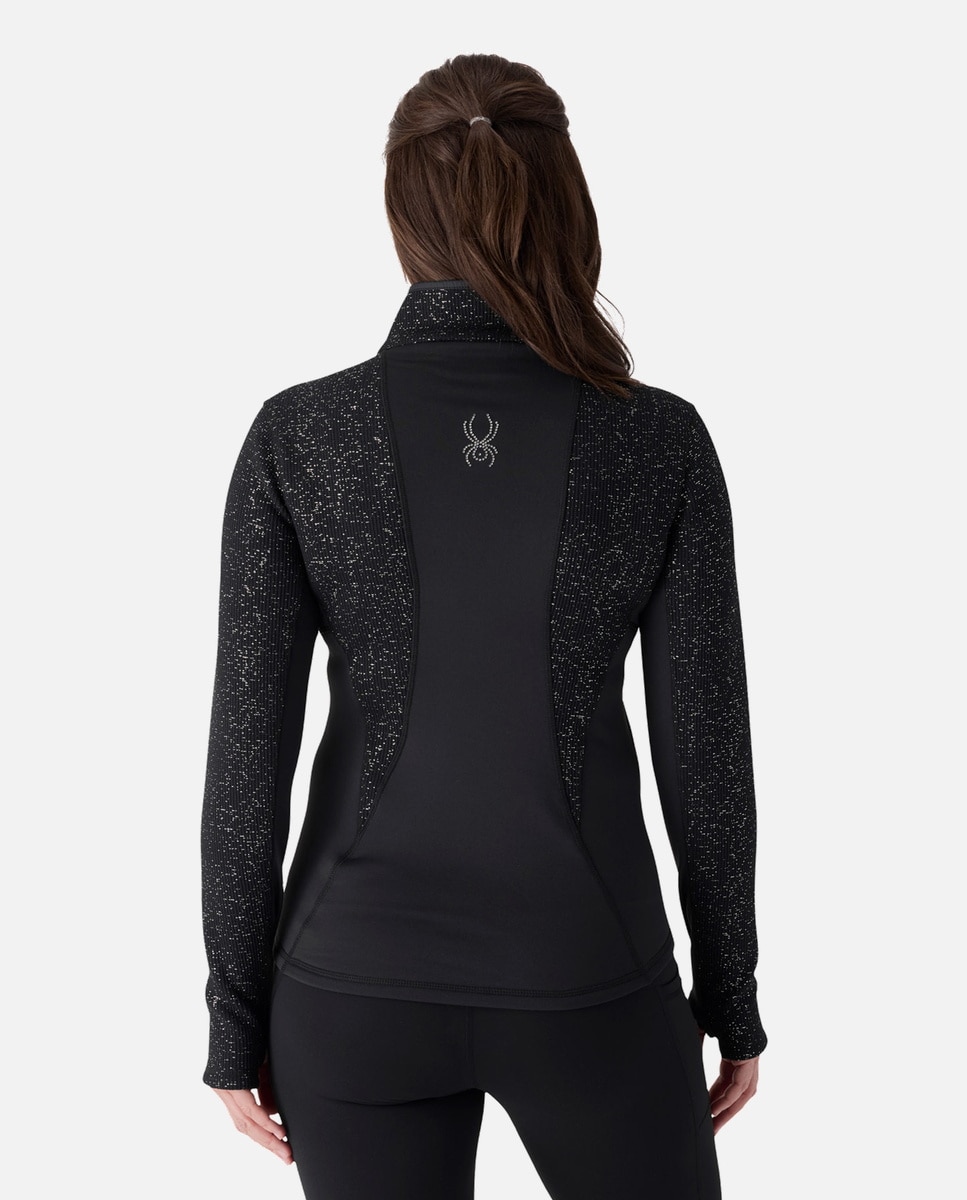 Camisola de Ski Luxe Spyder Preto-2