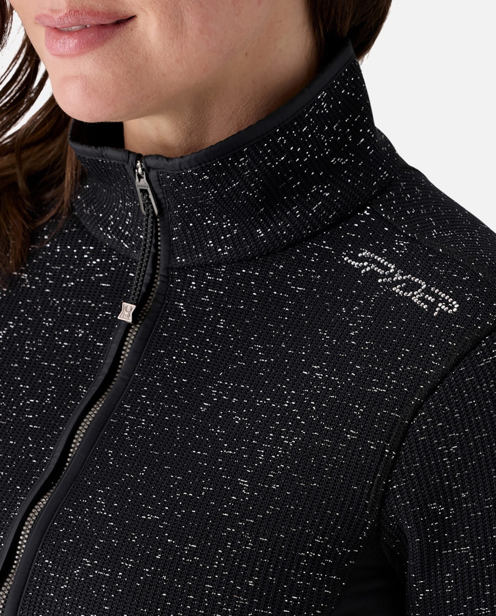 Camisola de Ski Luxe Spyder Preto-3