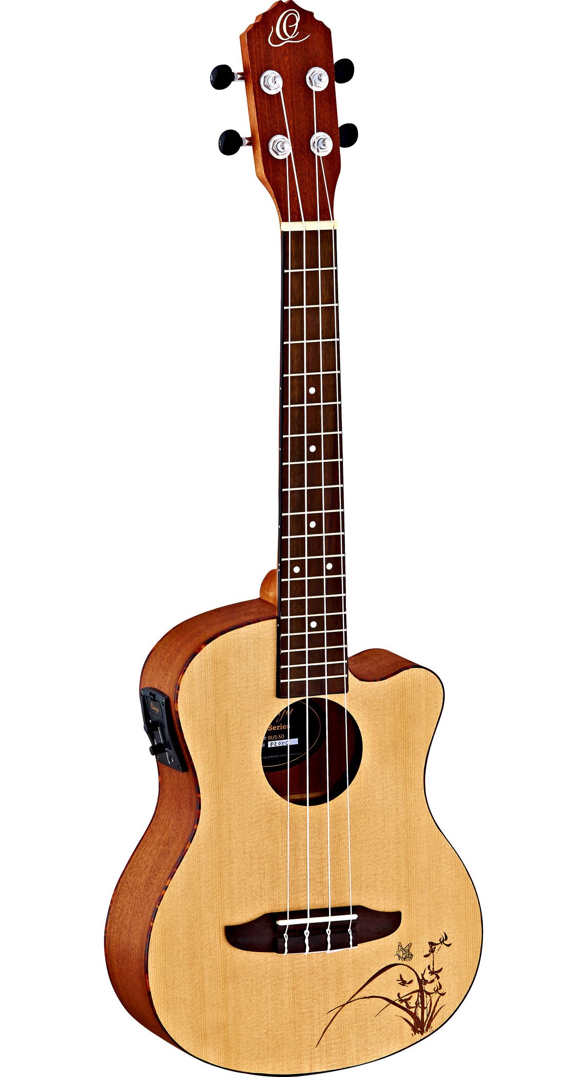 Imagem 0 de Ukulele Eletrificado Tenor Ortega RU5CE-TE