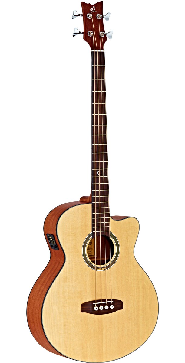 Baixo acústico eletrificado Ortega D538-4 Natural-1