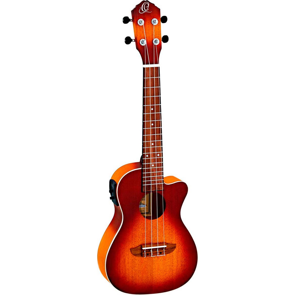 Ukulele Eletrificado Concerto Ortega RUDAWN-CE Castanho-1