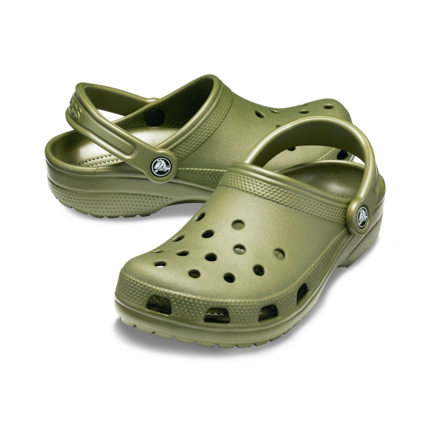 Socas Unissexo Classic Crocs Verde-2