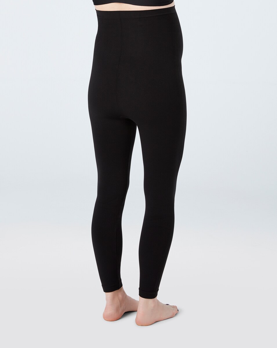 Leggings Pré-mamã Modeladoras de Cintura Alta Preto-3