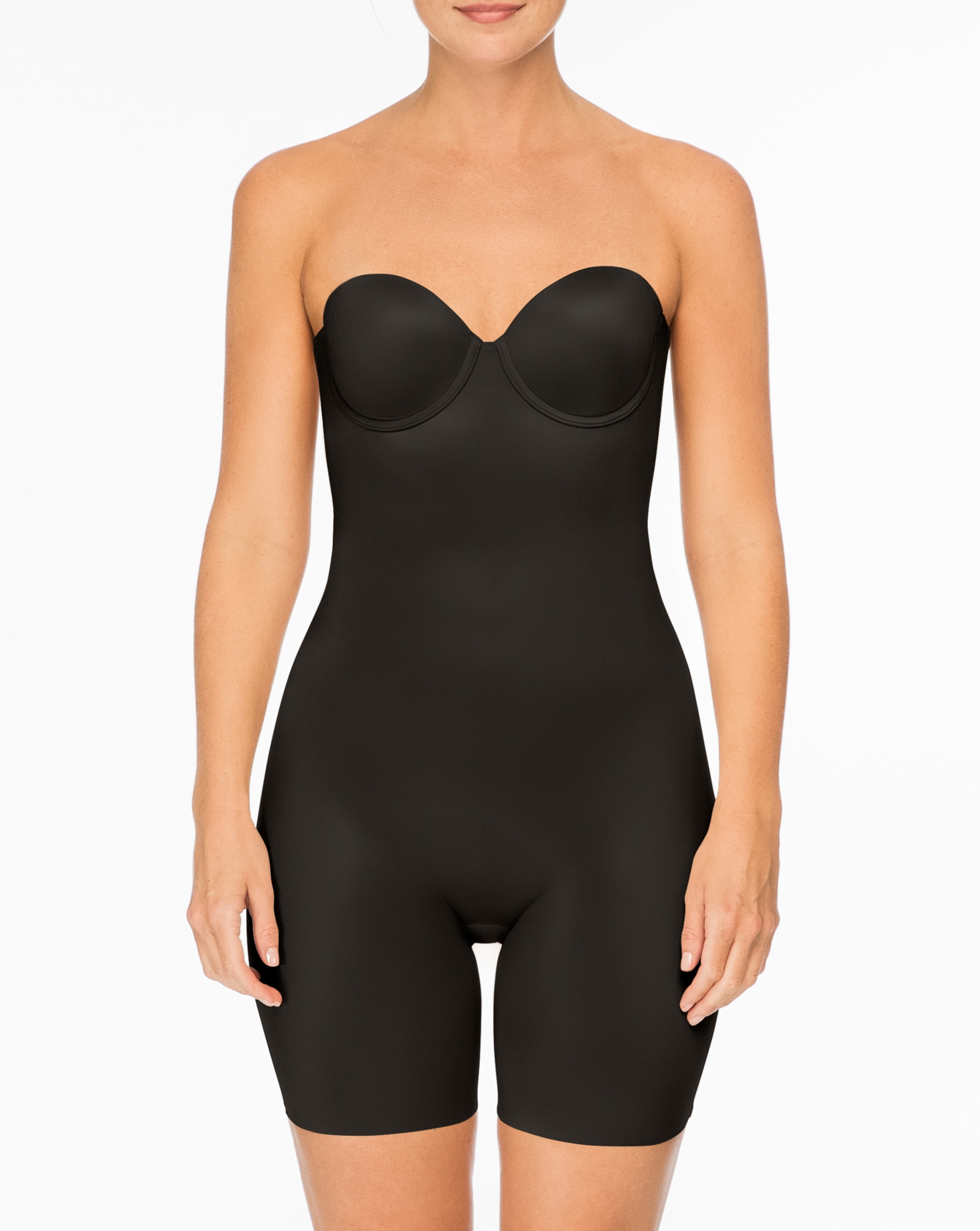 Imagem 0 de Body a Meio Perna com Decote Palavra de Honra Suit Your Fancy Spanxshape™