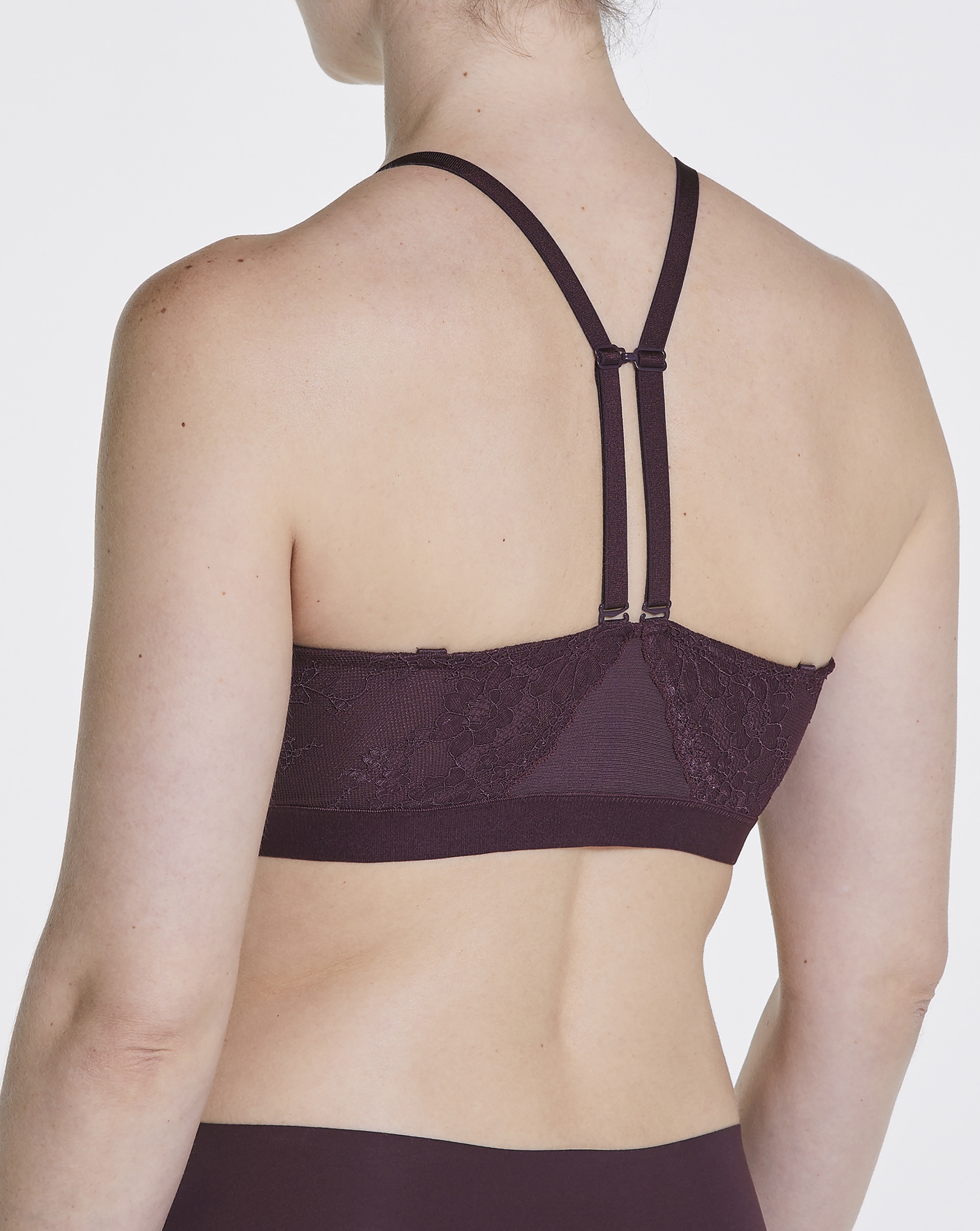Soutien sem Aro de Renda Castanho-escuro-3