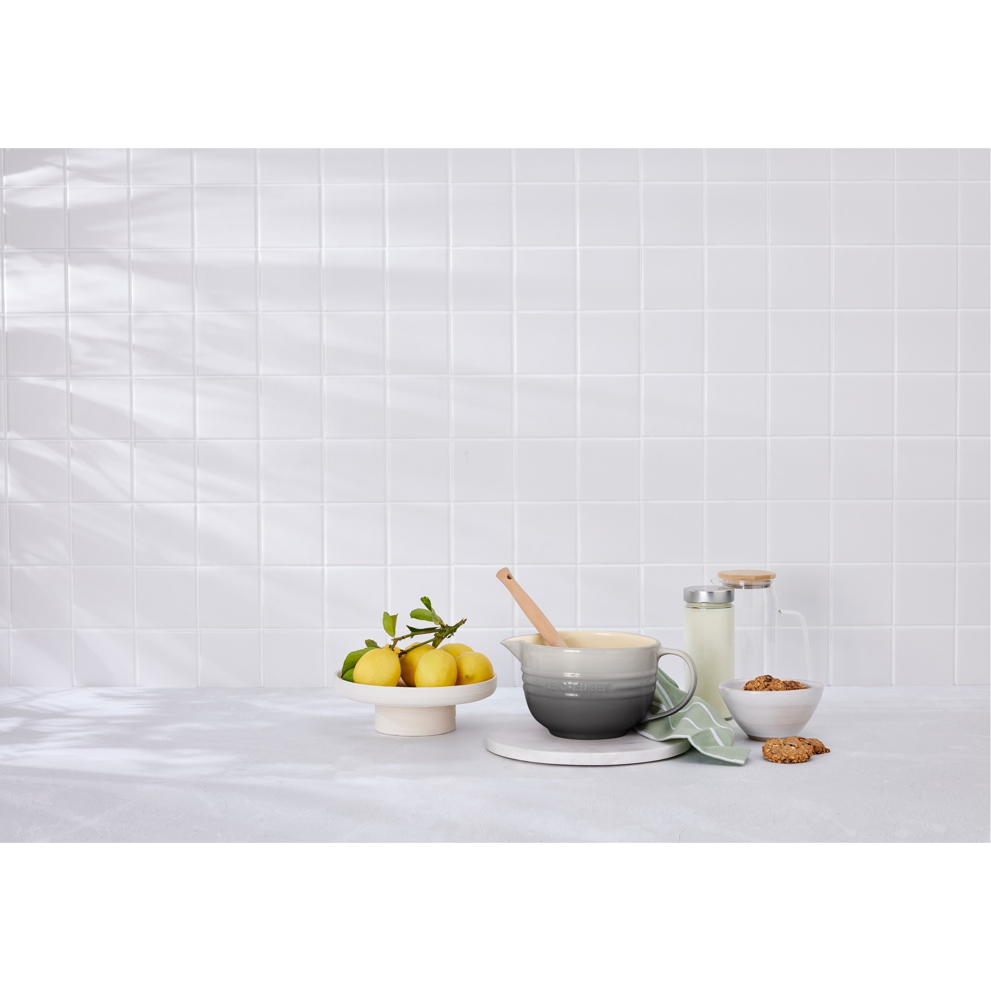 Jarro de mistura de cerâmica de grés Le Creuset Cinzento-escuro-4