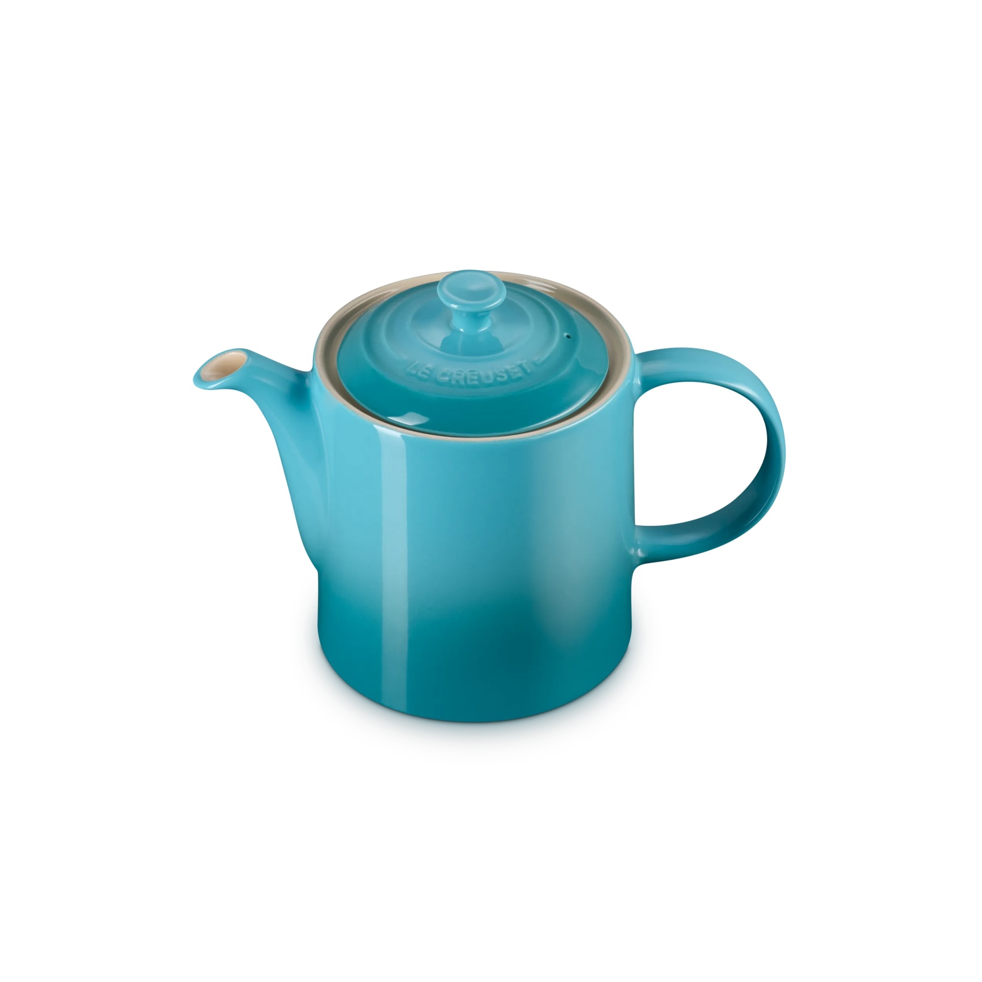 Chaleira classic de cerâmica de grés Le Creuset Caribe-2