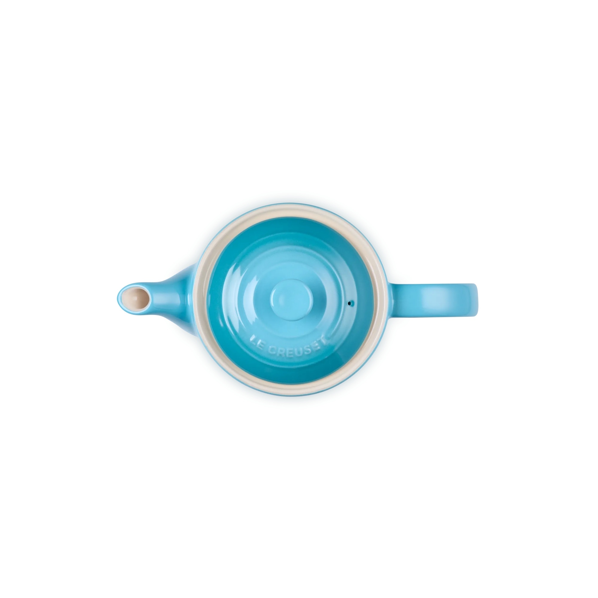 Chaleira classic de cerâmica de grés Le Creuset Caribe-5