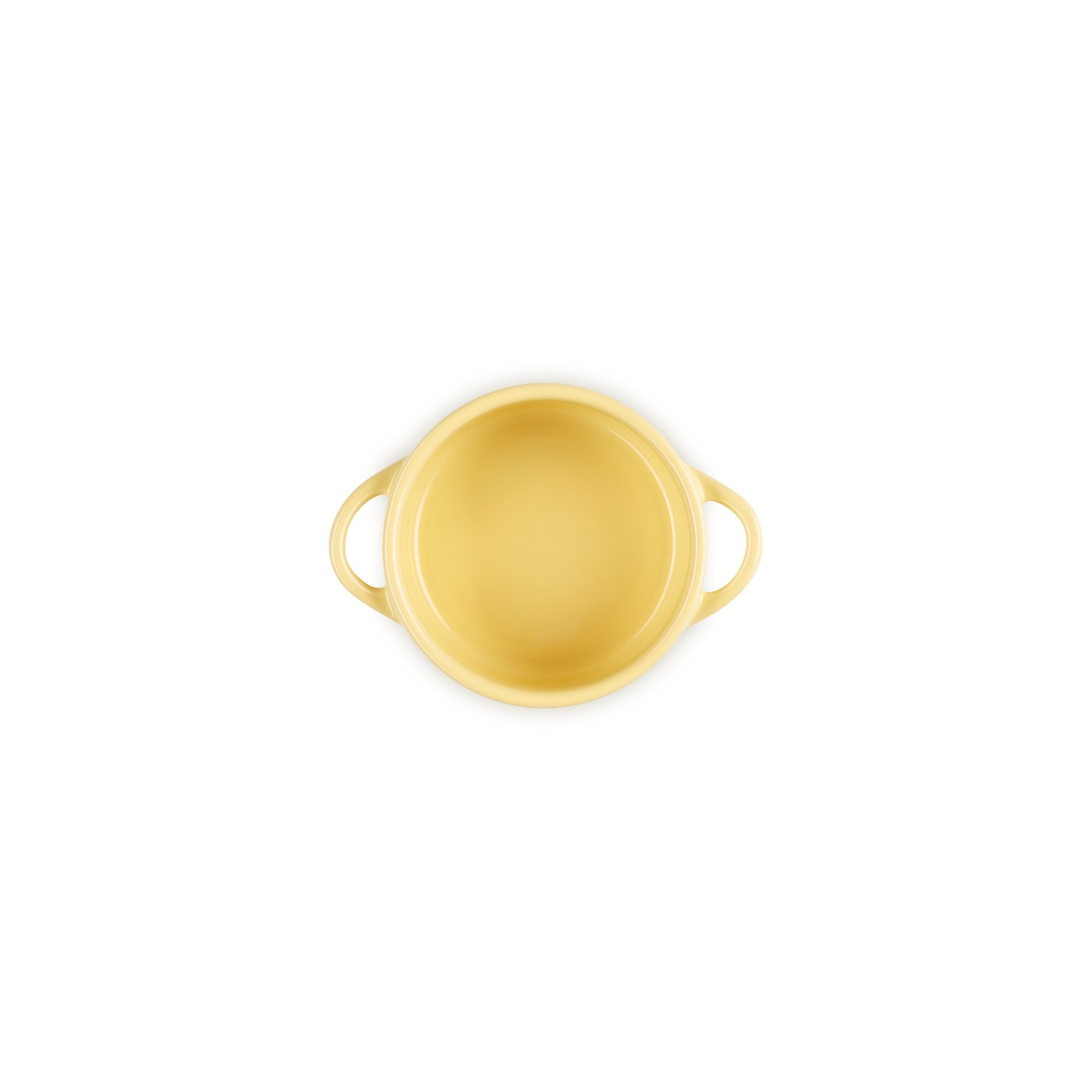 Mini cocottes de cerâmica de grés Le Creuset Amarelo pastel-4