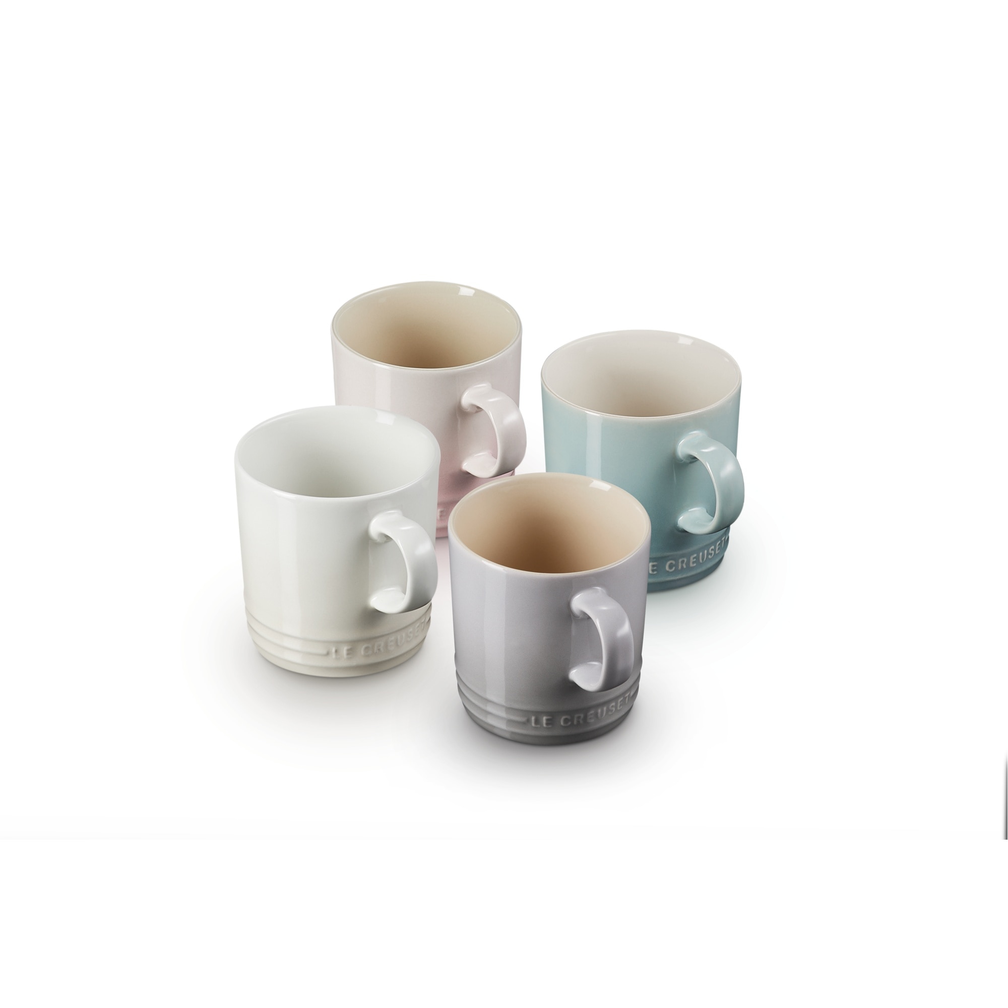 Set 4 chávenas London Le Creuset Cinzento/Branco/Multicolor-2