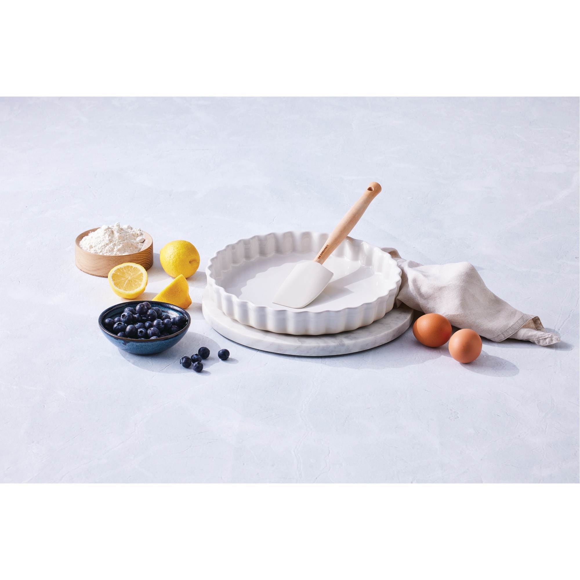 Tarteira de cerâmica de grés Le Creuset Creme-5