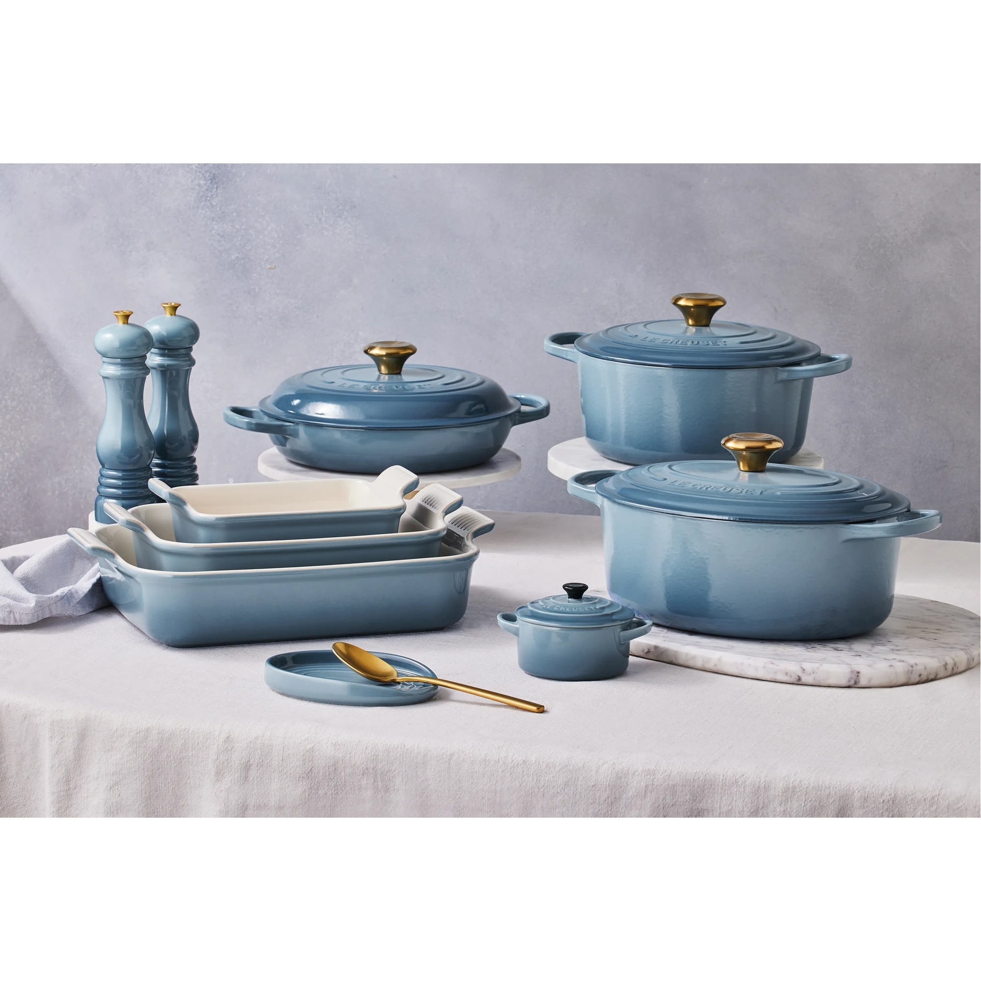 Travessa retangular com tampa Heritage de cerâmica de grés Le creuset Vermelho-4