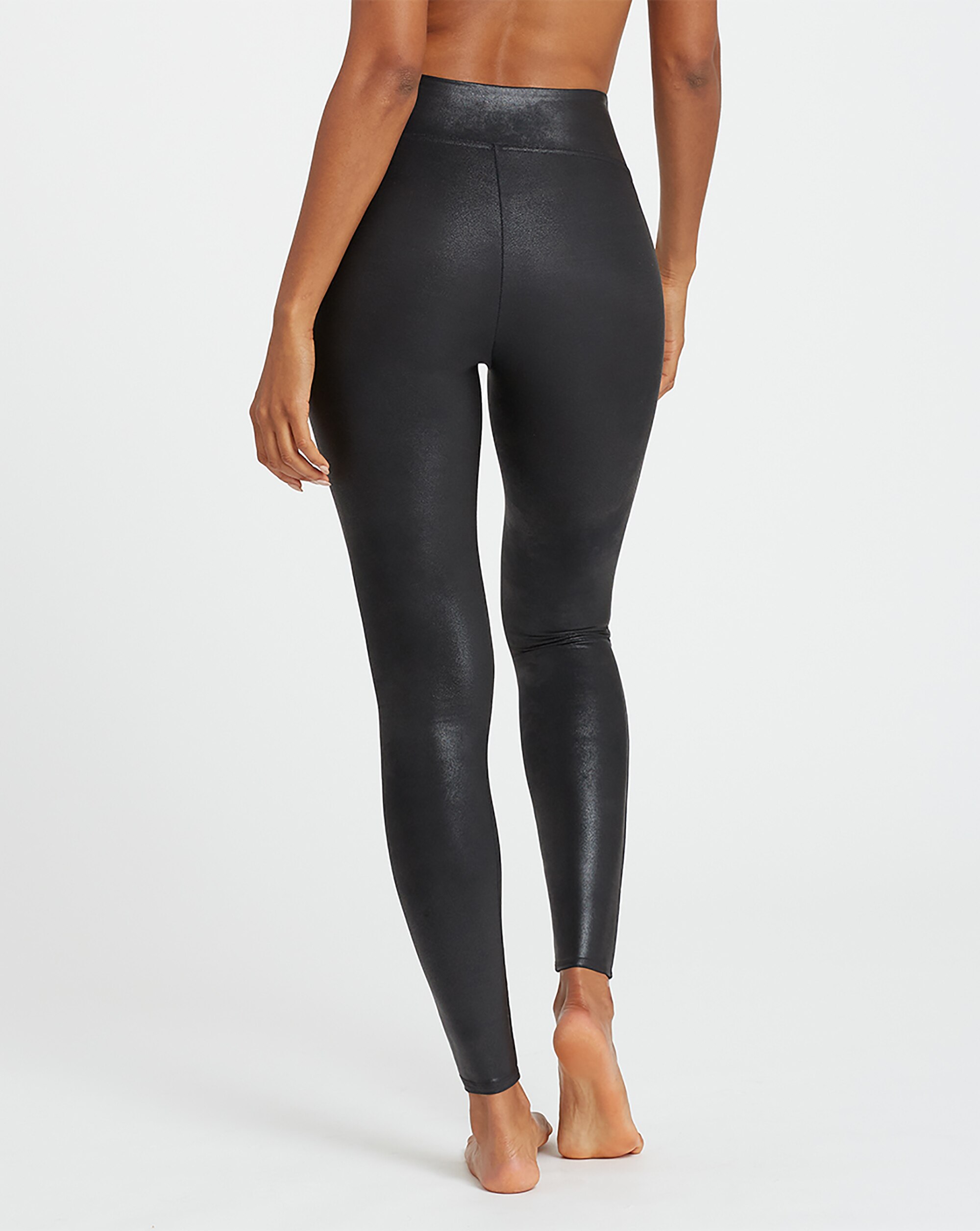 Leggings Efeito Couro Spanxshape™ Preto-2