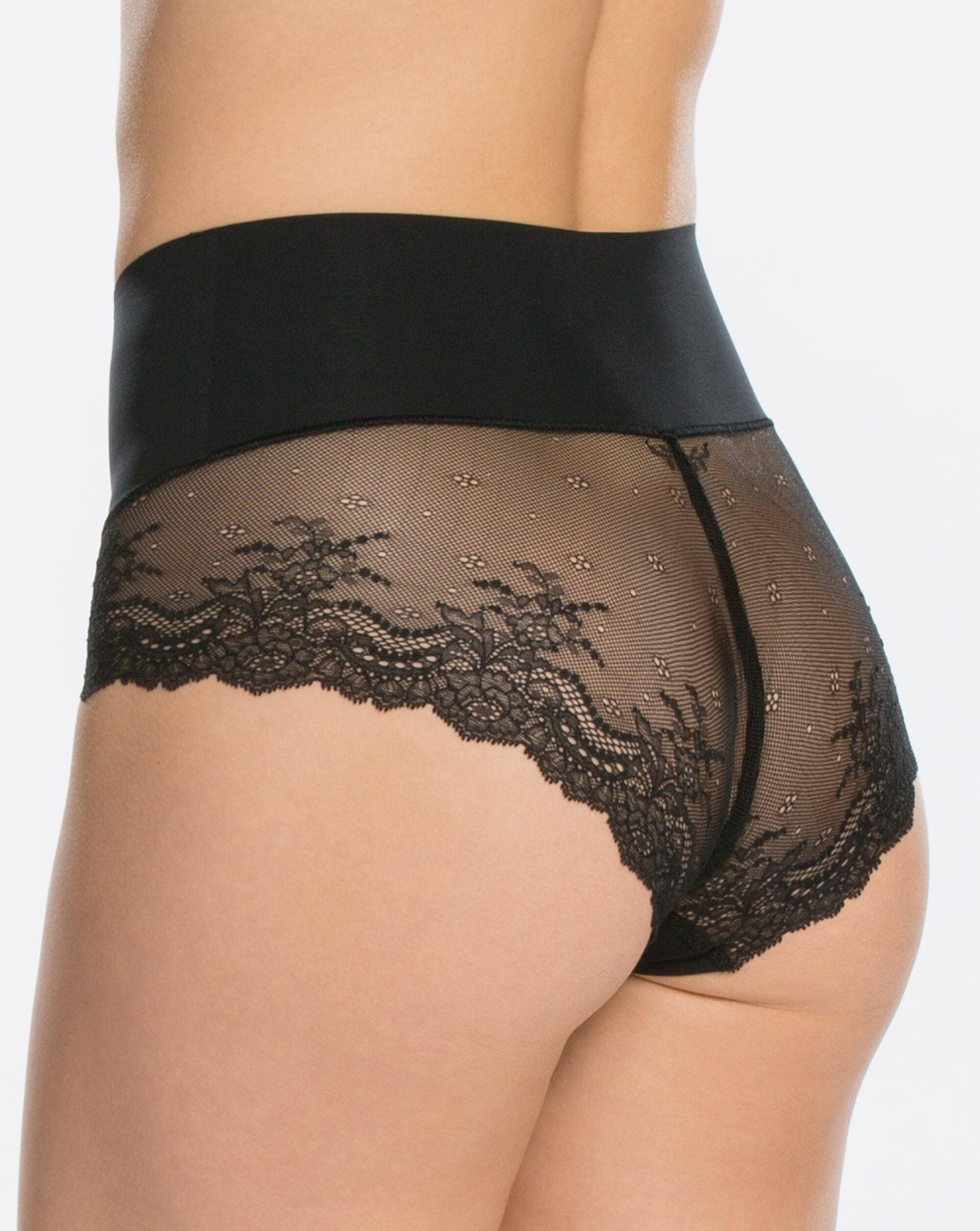 Braga Moldeadora com Renda Undie-tectable® Spanxsupersmooth™ Preto-2
