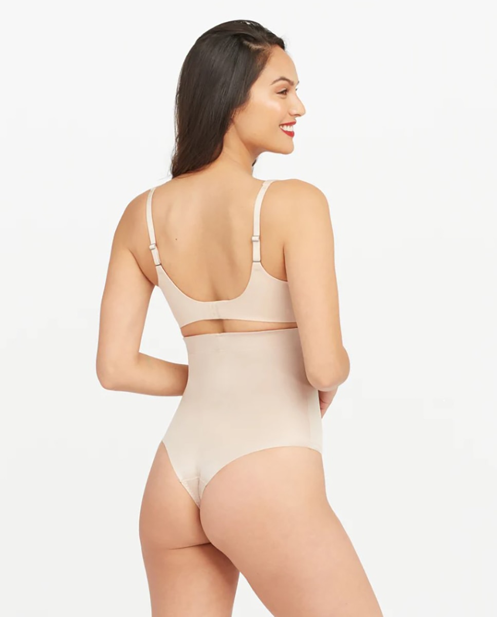 Cinta Tanga Moldeadora de Cintura Alta Suit Your Fancy Spanxshape™ Castanho-claro-5