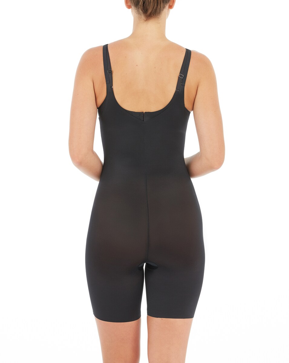Body Invisível com Decote Aberto a Meio Da Perna Spanxshape™ Preto-2