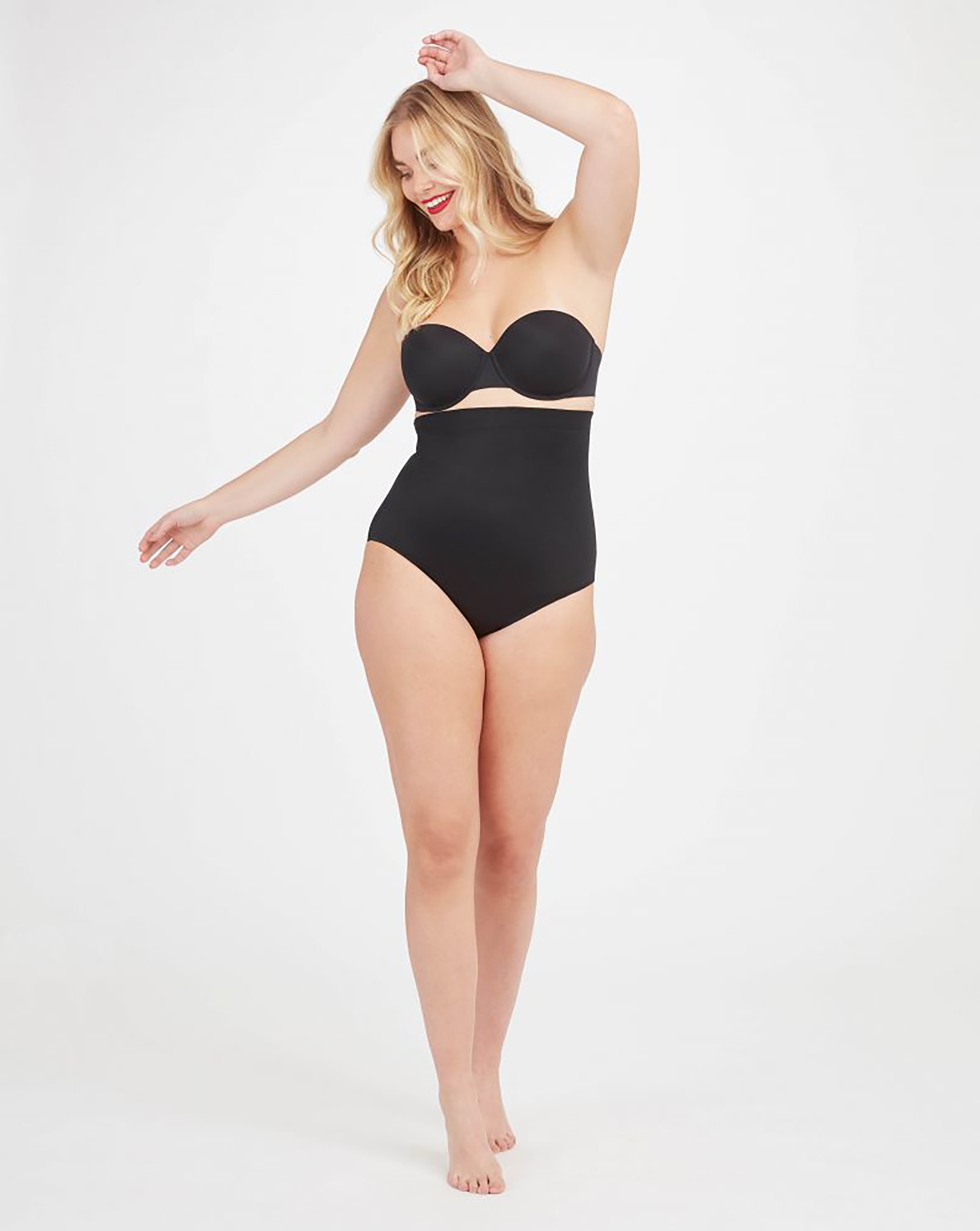 Braga Moldeadora de Cintura Alta sem Costuras Spanxshape™ Preto-4