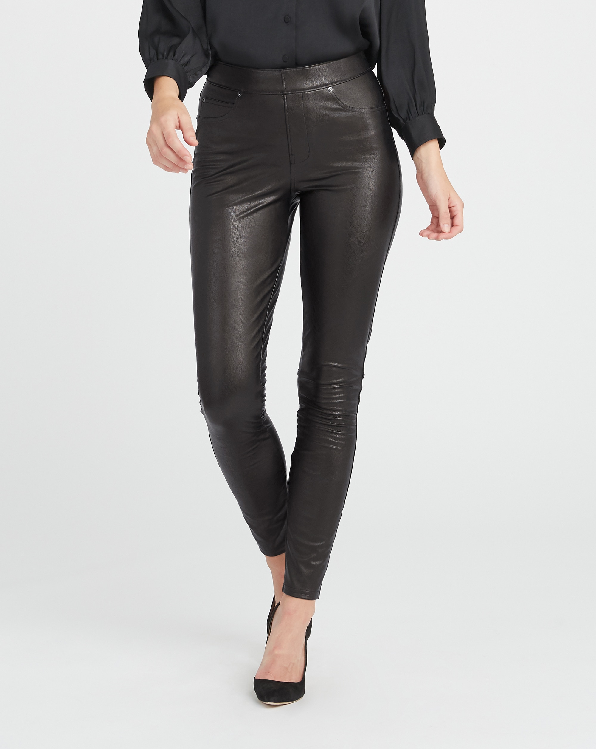 Imagem 0 de Leggings Moldeadoras Efeito Couro