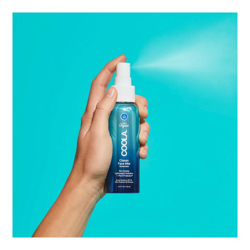 Protetor Solar de Rostro Classic Face Mist Spf50 100Ml Coola 2