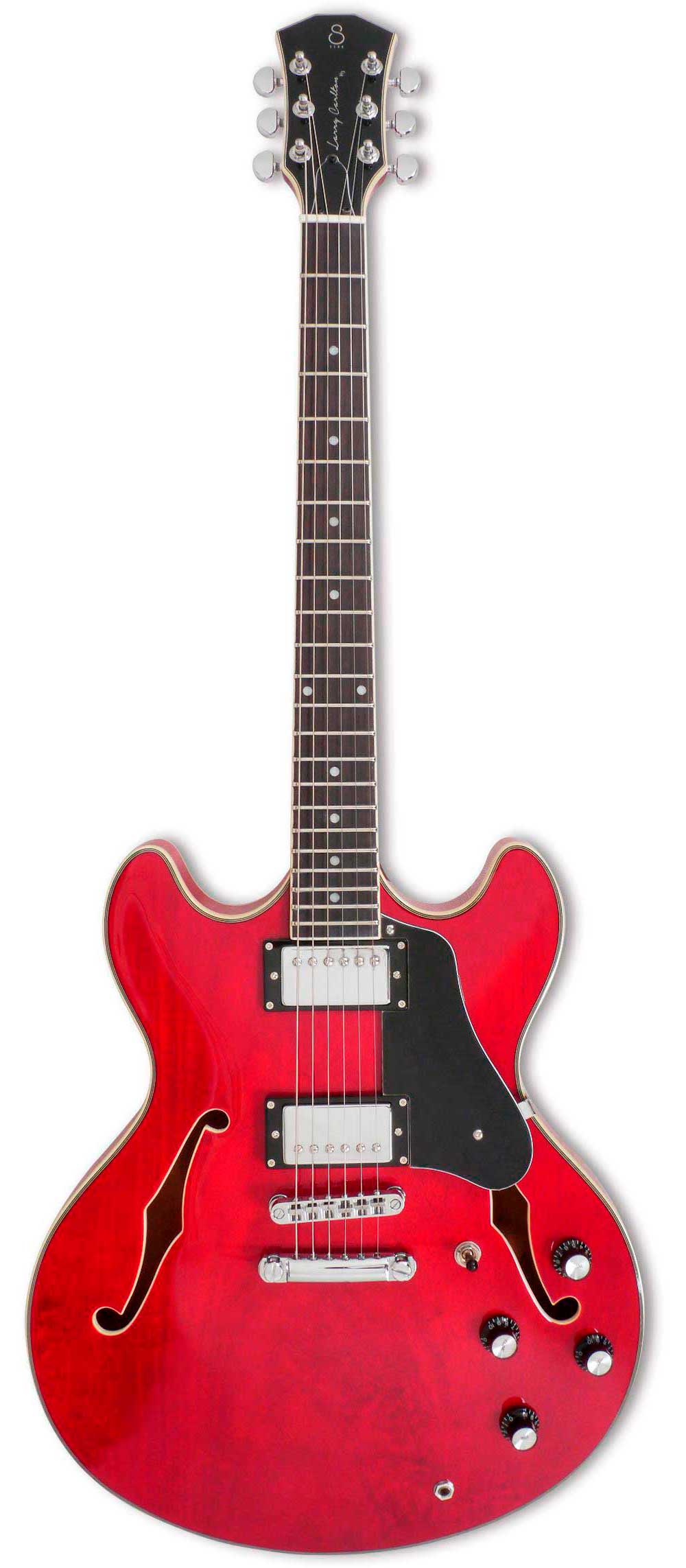Imagem 0 de Guitarra Elétrica Hollowbody Sire Guitars H7 STR See Though Red