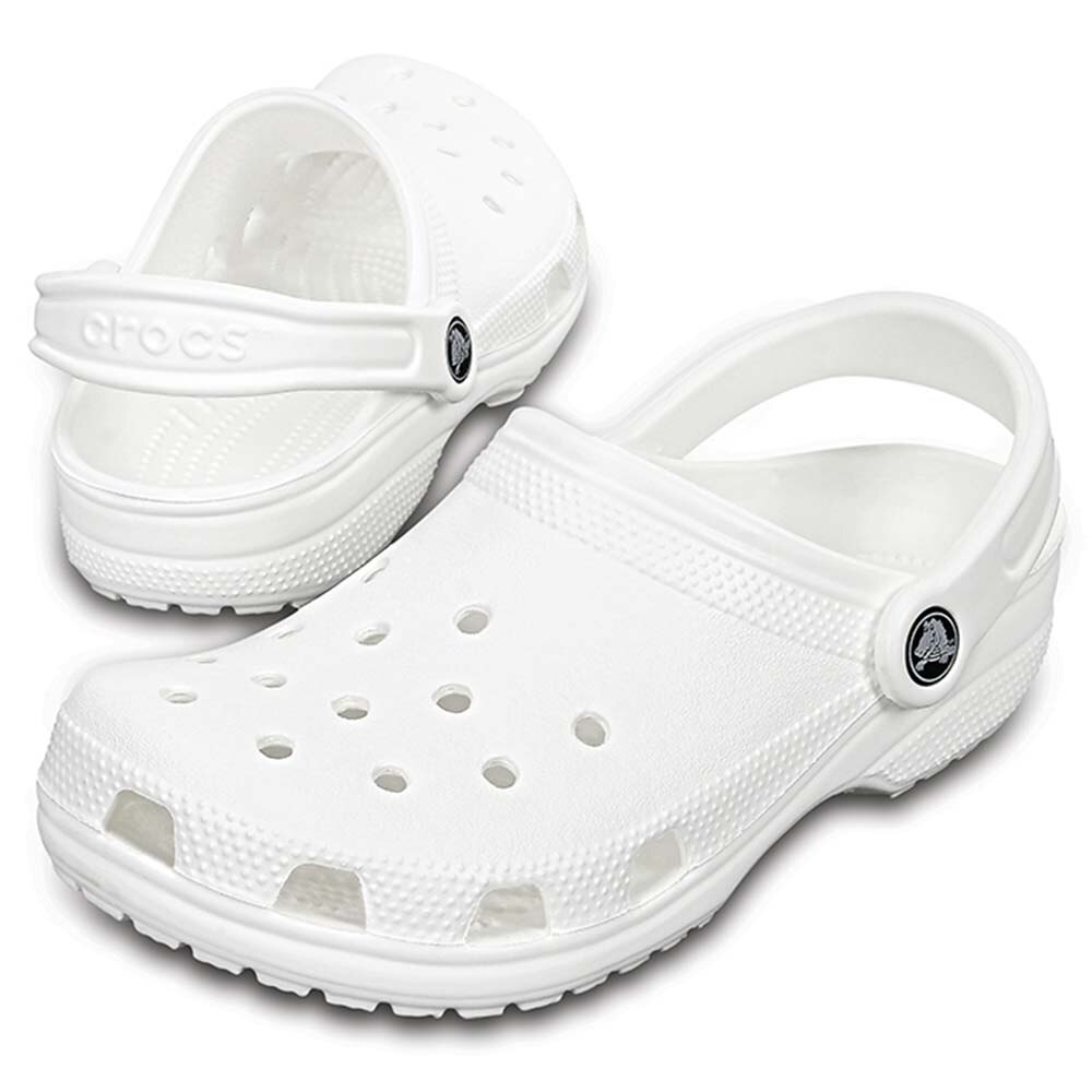 Socas Unissexo Classic Crocs Branco-2