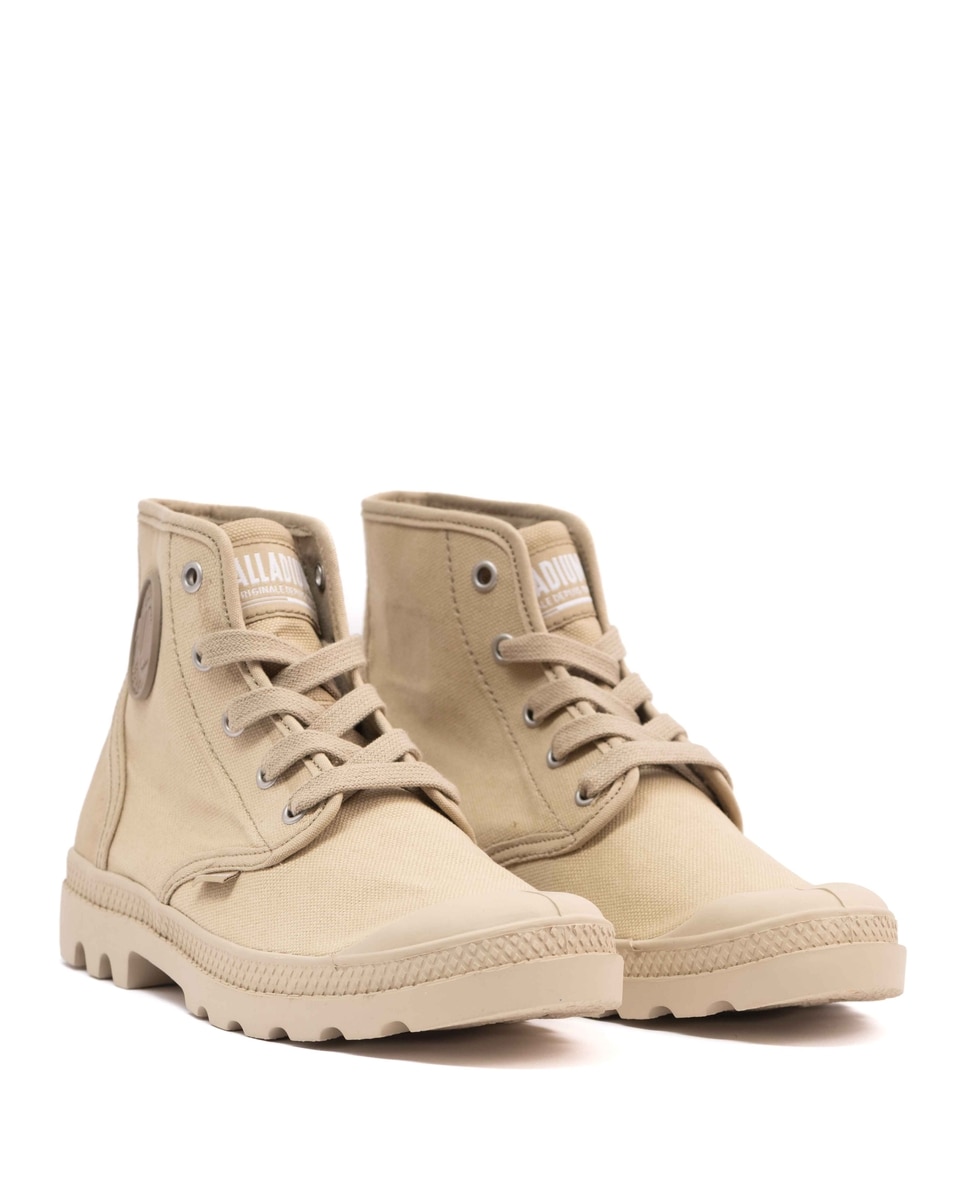Botas de Mulher Palladium Cor Sahara Creme-6
