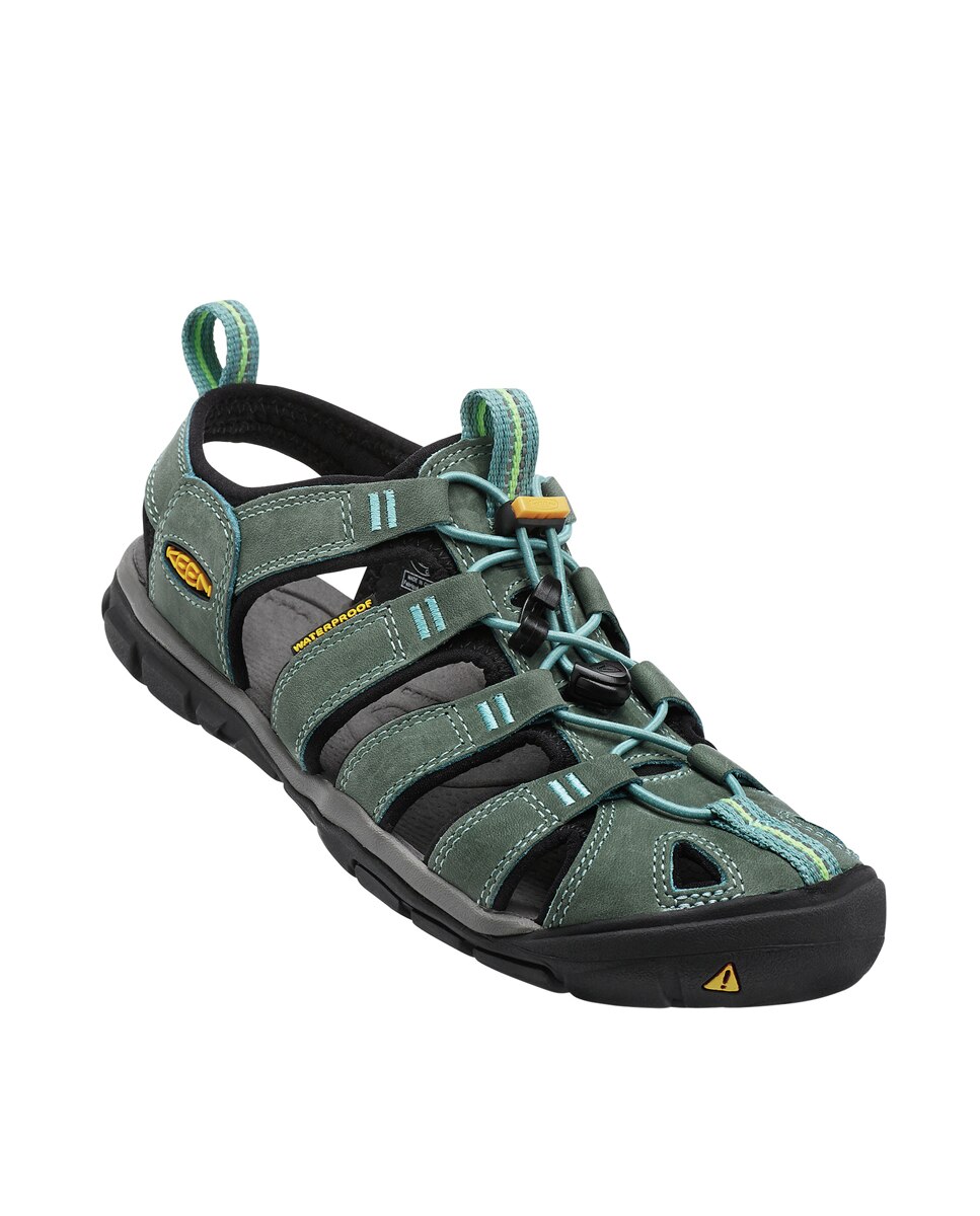 Sandálias de Montanha Clearwater Cnx Leather Keen Turquesa-2