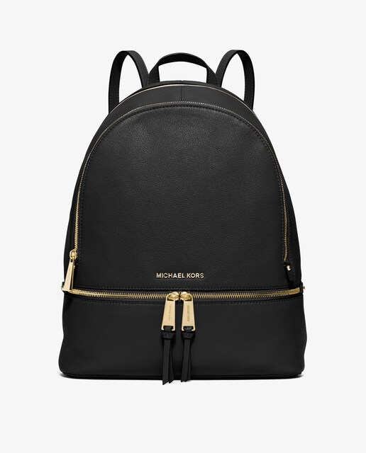 Imagem 0 de Mochila Rhea de Pele com Fecho Zip