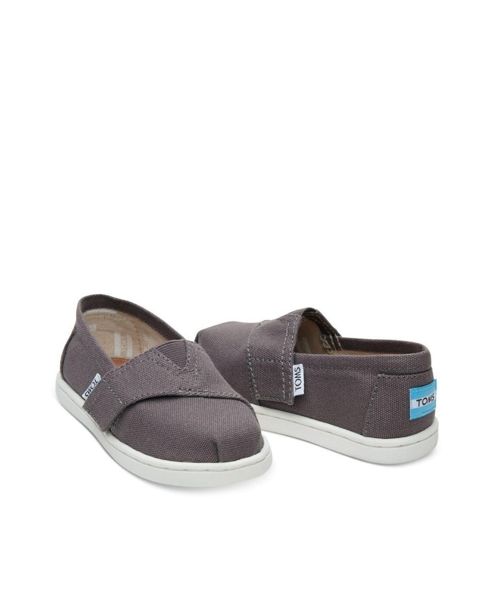 Alpercatas para Bebés de Lona Cinzento-escuro-2