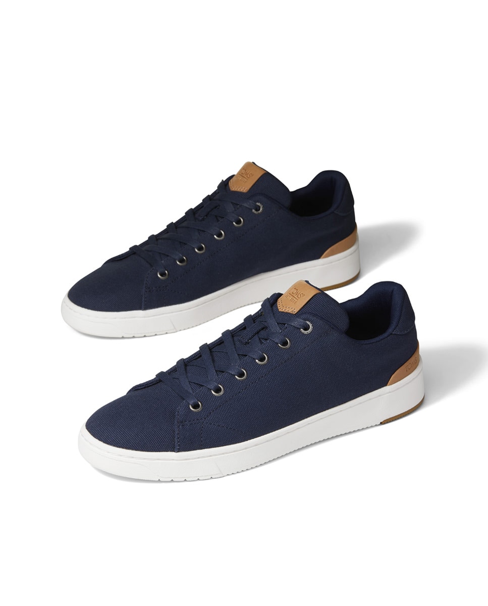 Sapatilhas de Vestir Trvl Lite 2 Toms em Lona Azul-marinho-2
