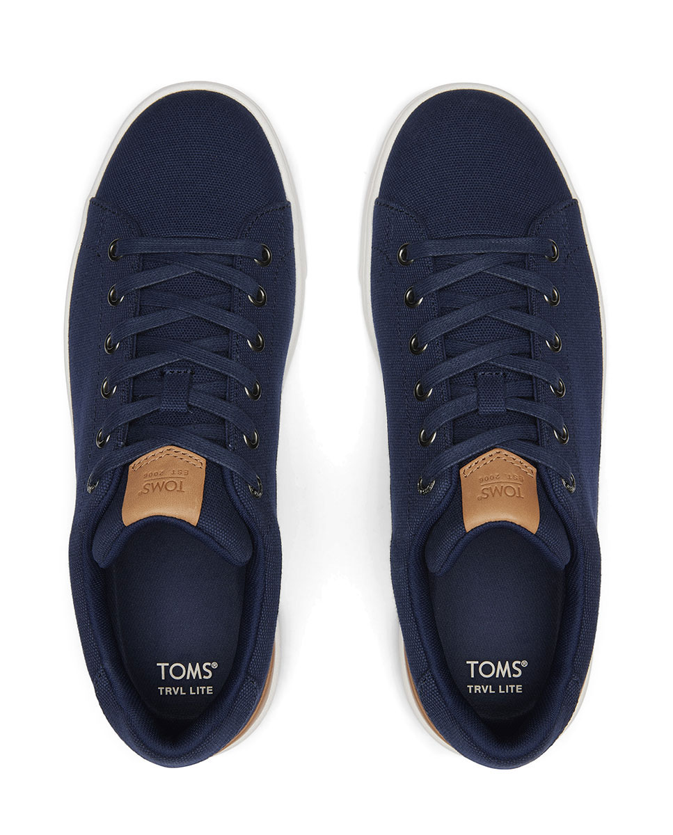 Sapatilhas de Vestir Trvl Lite 2 Toms em Lona Azul-marinho-3