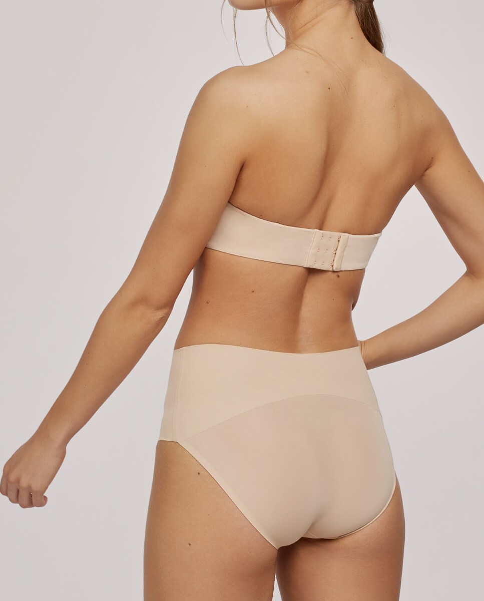 Cuecas Altas Adaptáveis com Acabamento Invisível Nude-4