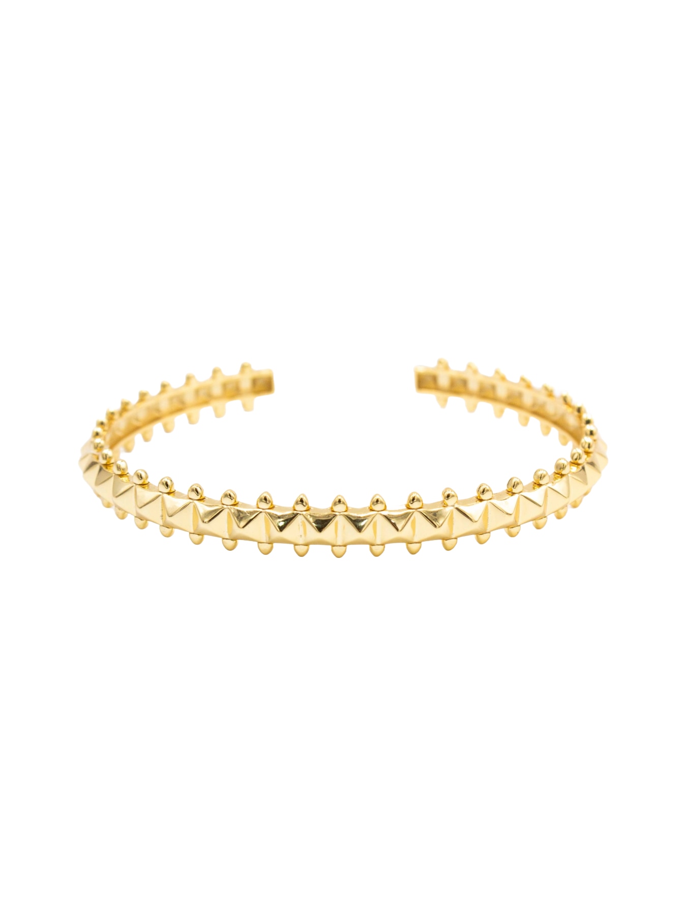 Pulseira em Prata Dourada Trabalhada Dourado-1