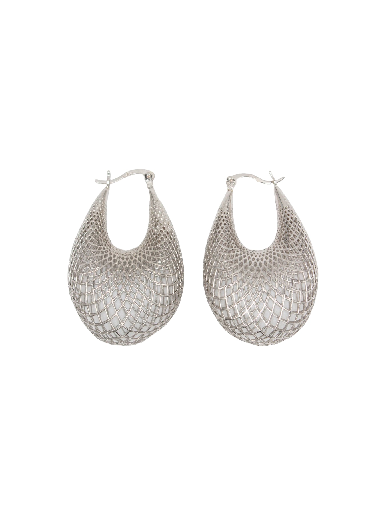 ARGOLAS EM PRATA RENDILHADAS 1