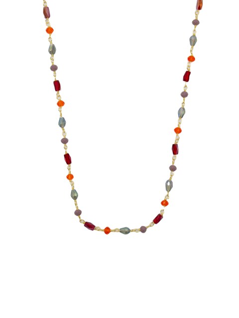 Imagem 0 de Colar em Prata Dourada Enfiado a Terço